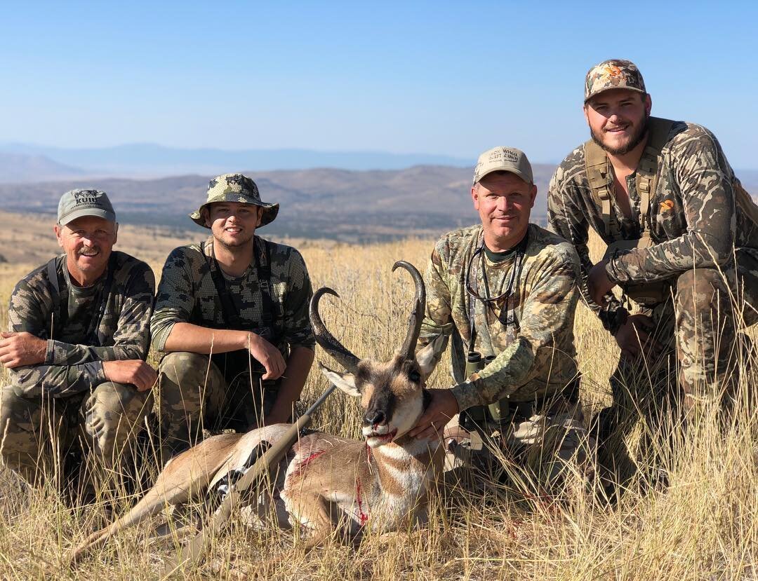 After years of putting in for the draw, Rene G. finally got his chance this past August. We put him on several bucks but he just couldn&rsquo;t pass up this 15&rdquo; antelope. Rene dropped him at 414 yards. Congrats, man. It was great hunting with y