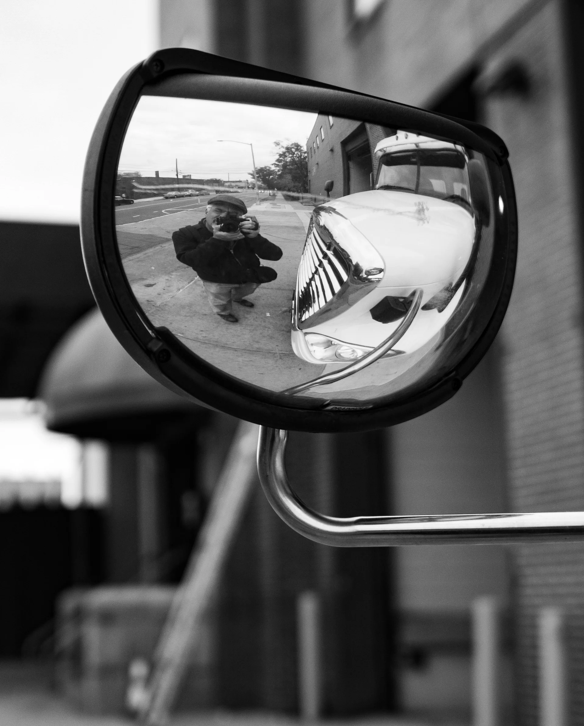 Self portrait. Long Island City, Queens.