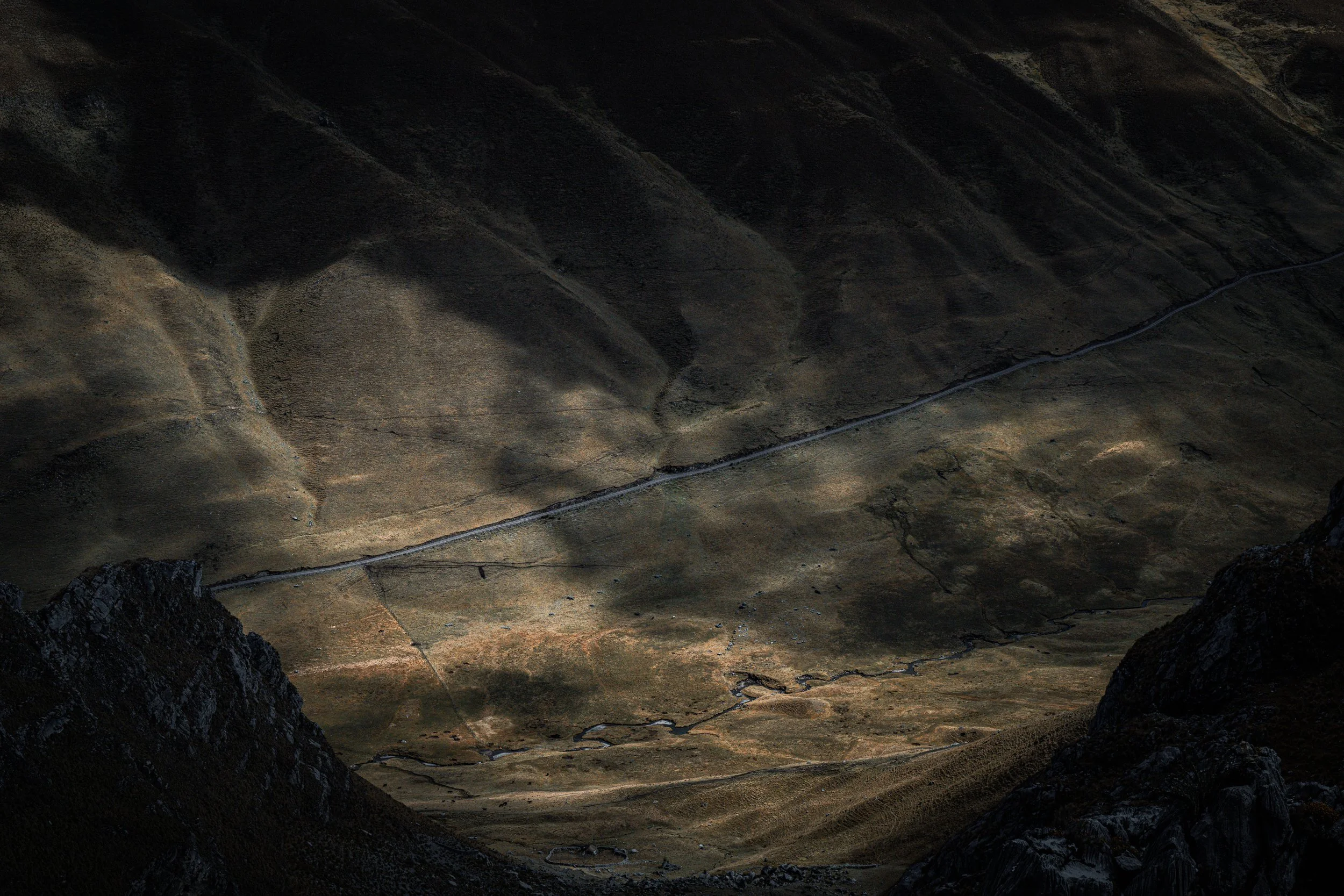 Mining road, near Quartelhuain.