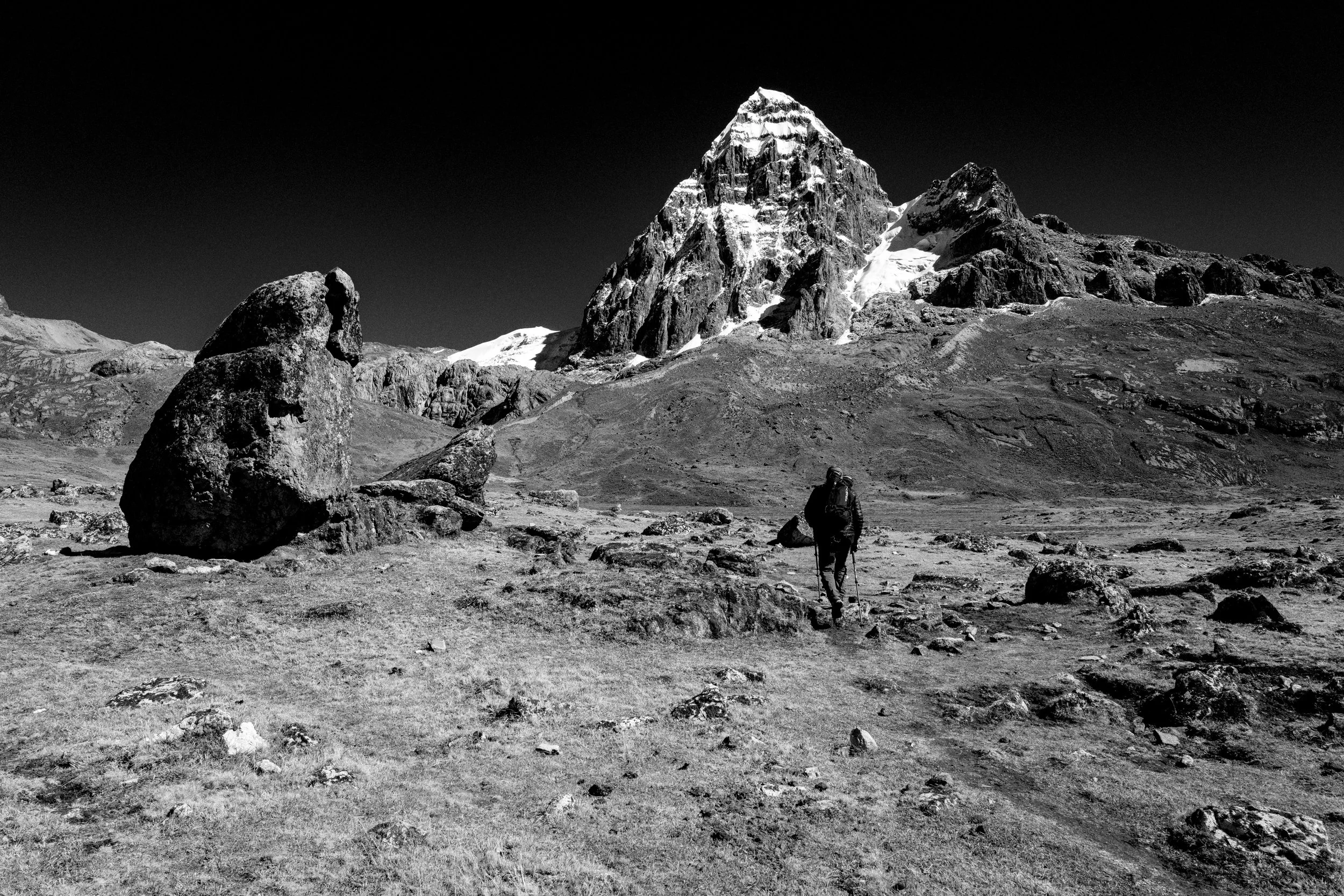 Adolfo approaching Trapecio pass.