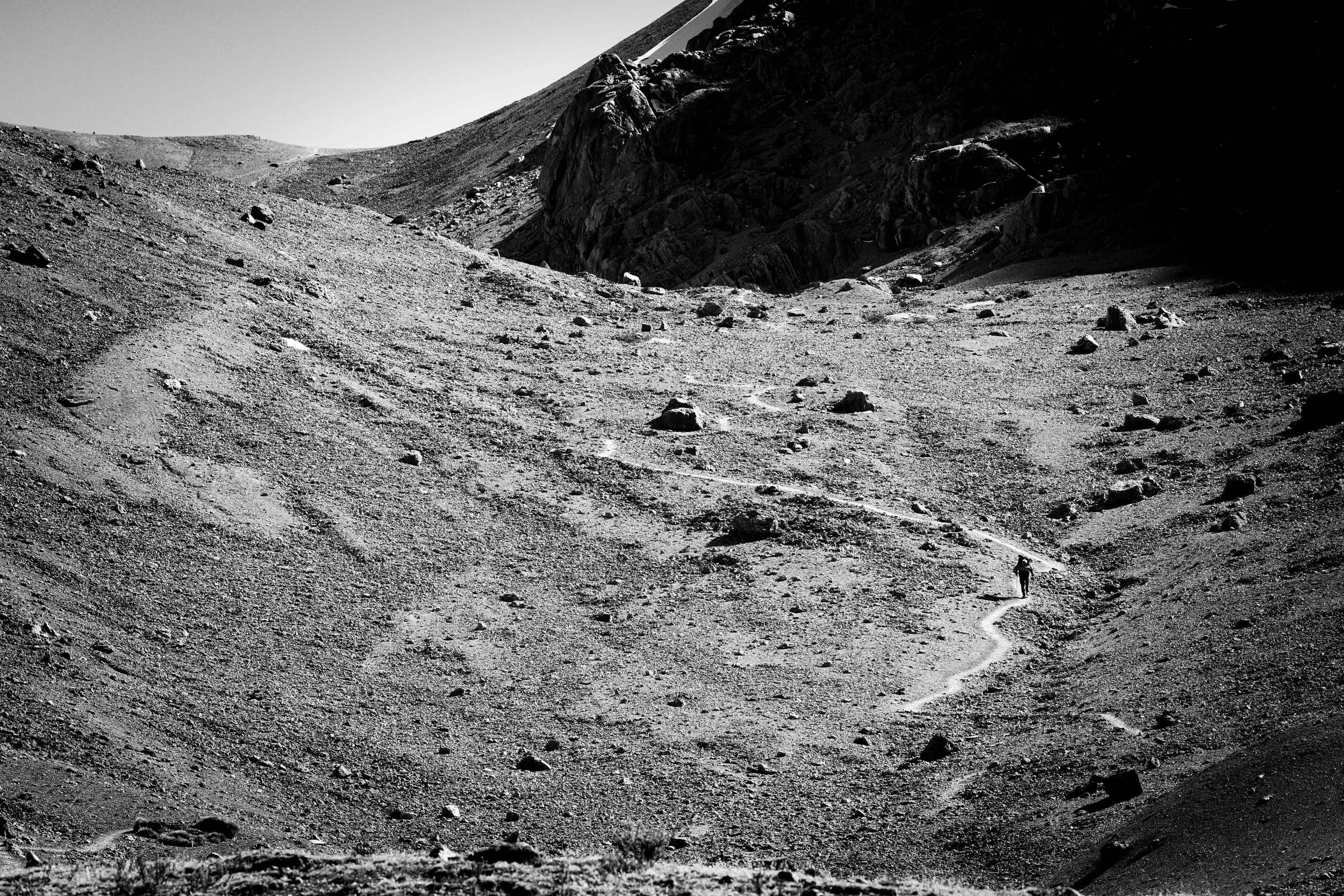 The ascent to Santa Rosa Pass.