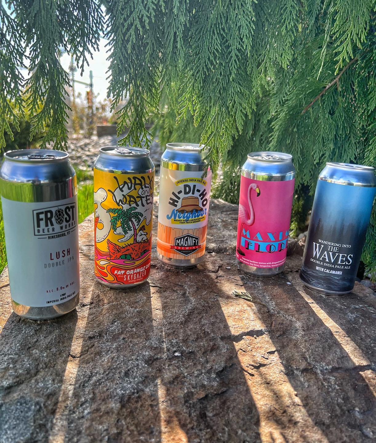 🍺 New Beer Drop! 🍺 

-Frost Beer Works - Lush (great DIPA from Vermont)
-Fat Orange Cat/Skygazer - Walk on Water (Orange, Blood Orange, Tangerine, Tangelo, &amp; Marshmallow Sour)
-Magnify/Farm Truck - Hi Di Ho Neighbor DIPA
-Westbrook - Maximum Fl