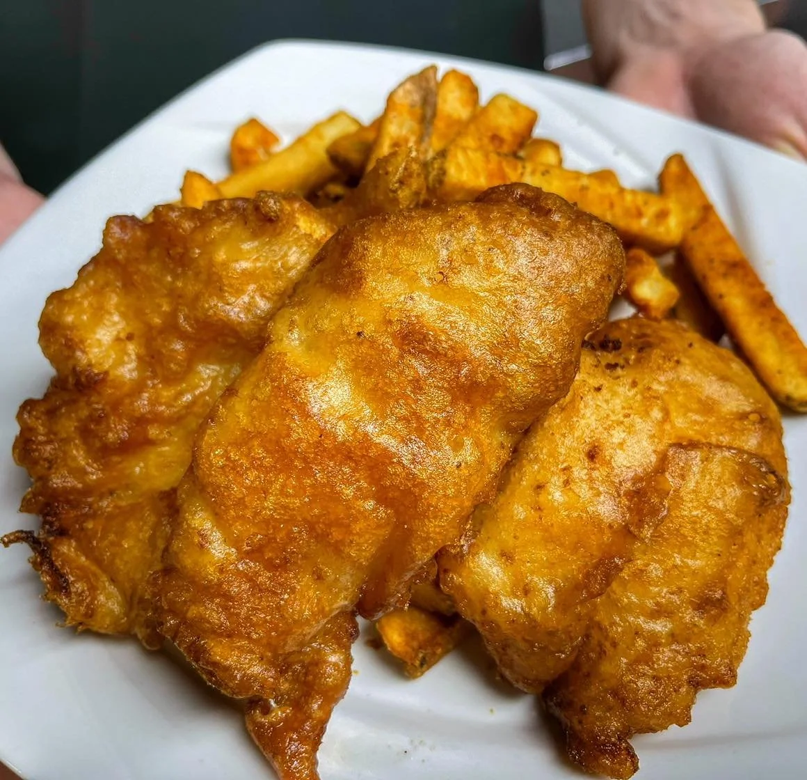 🐟 Fish &amp; Chips Special &ndash; All Day for Lent!

Our beer-battered, hand-cut cod is fried golden and served with crispy French fries, coleslaw, a fresh lemon wedge, and tartar sauce.

A classic Lent favorite, available all day&mdash;best served