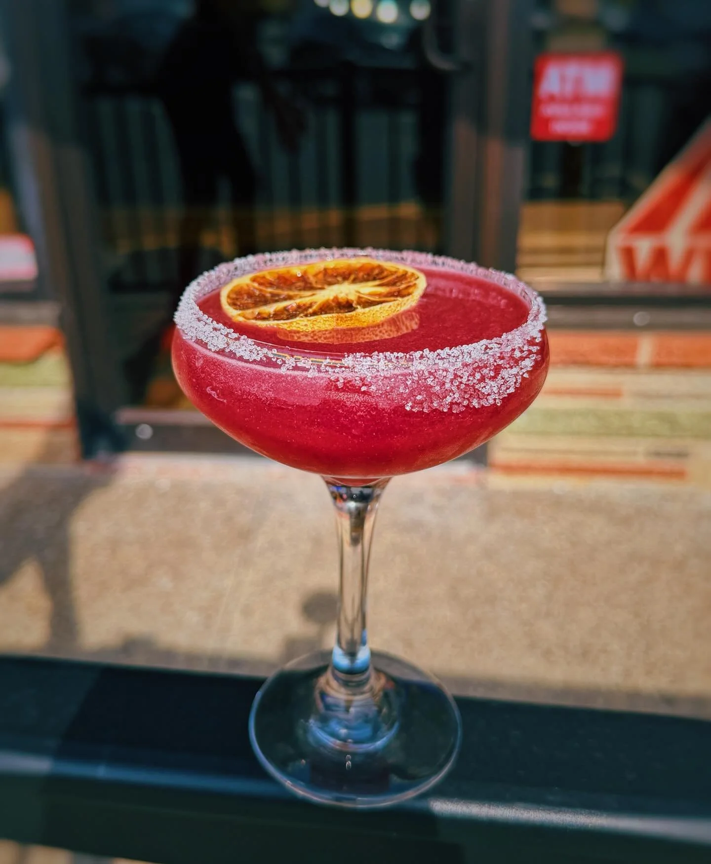 🫐 🍋 Blueberry Lemon Drop Martini is back!🫐 🍋
Made with Tito&rsquo;s vodka, homemade blueberry syrup, fresh lemon juice, Lillet, and a half sugar rim.  #signaturecocktails #blueberry #martini #lemondrop