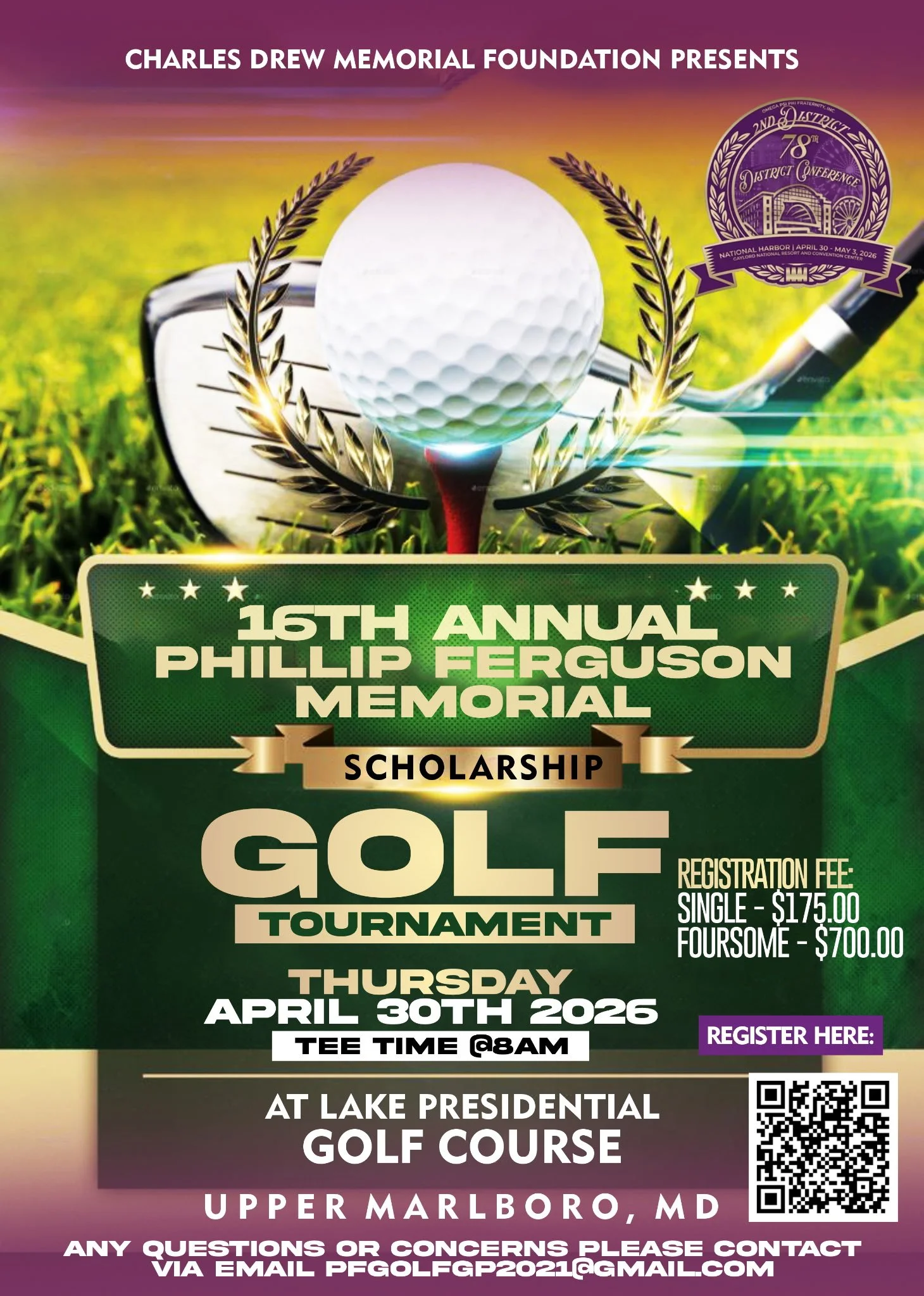 16th Annual Phillip Ferguson Memorial Scholarship Golf Tournament