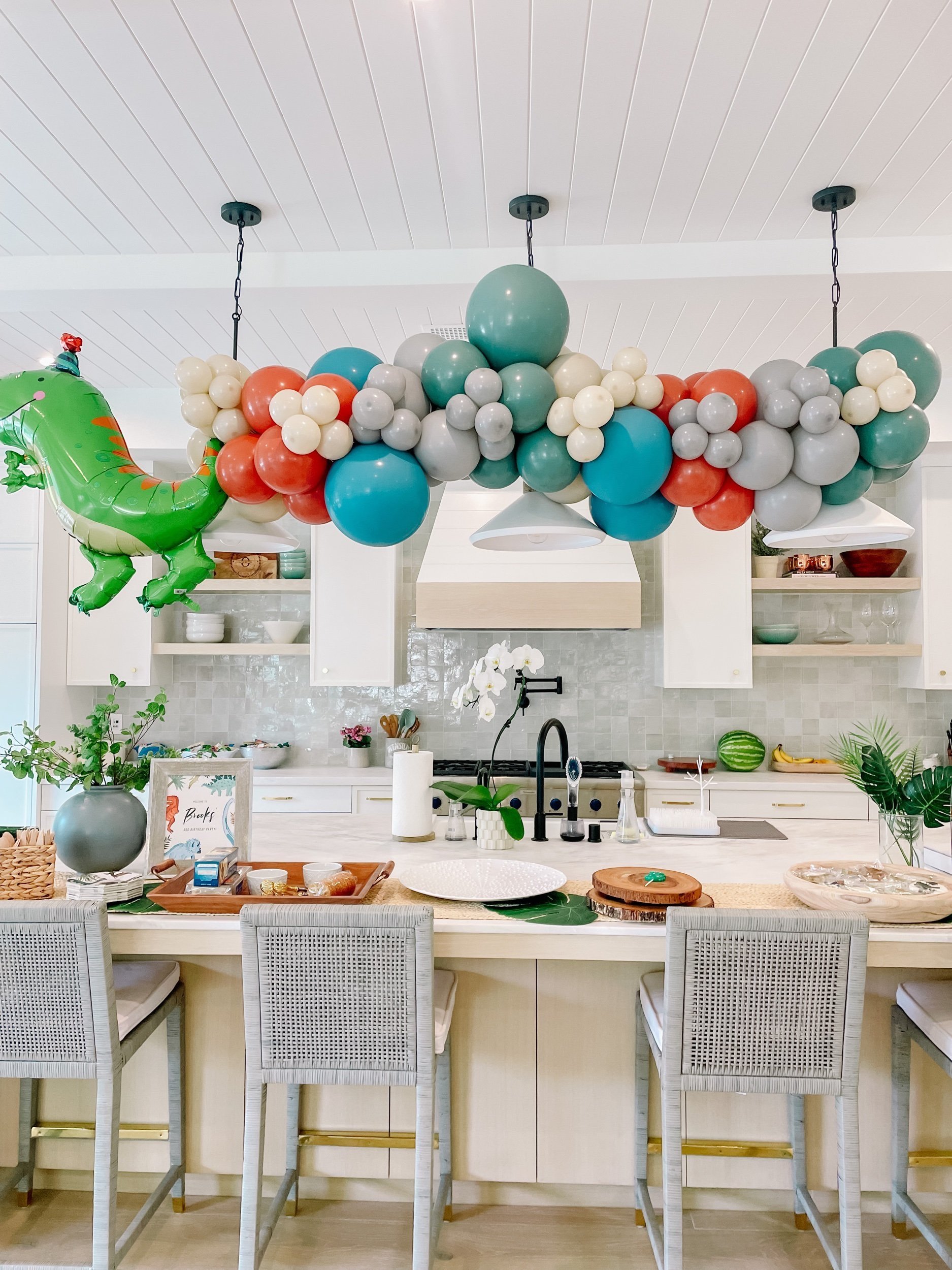 Dinosaur Balloon Garland