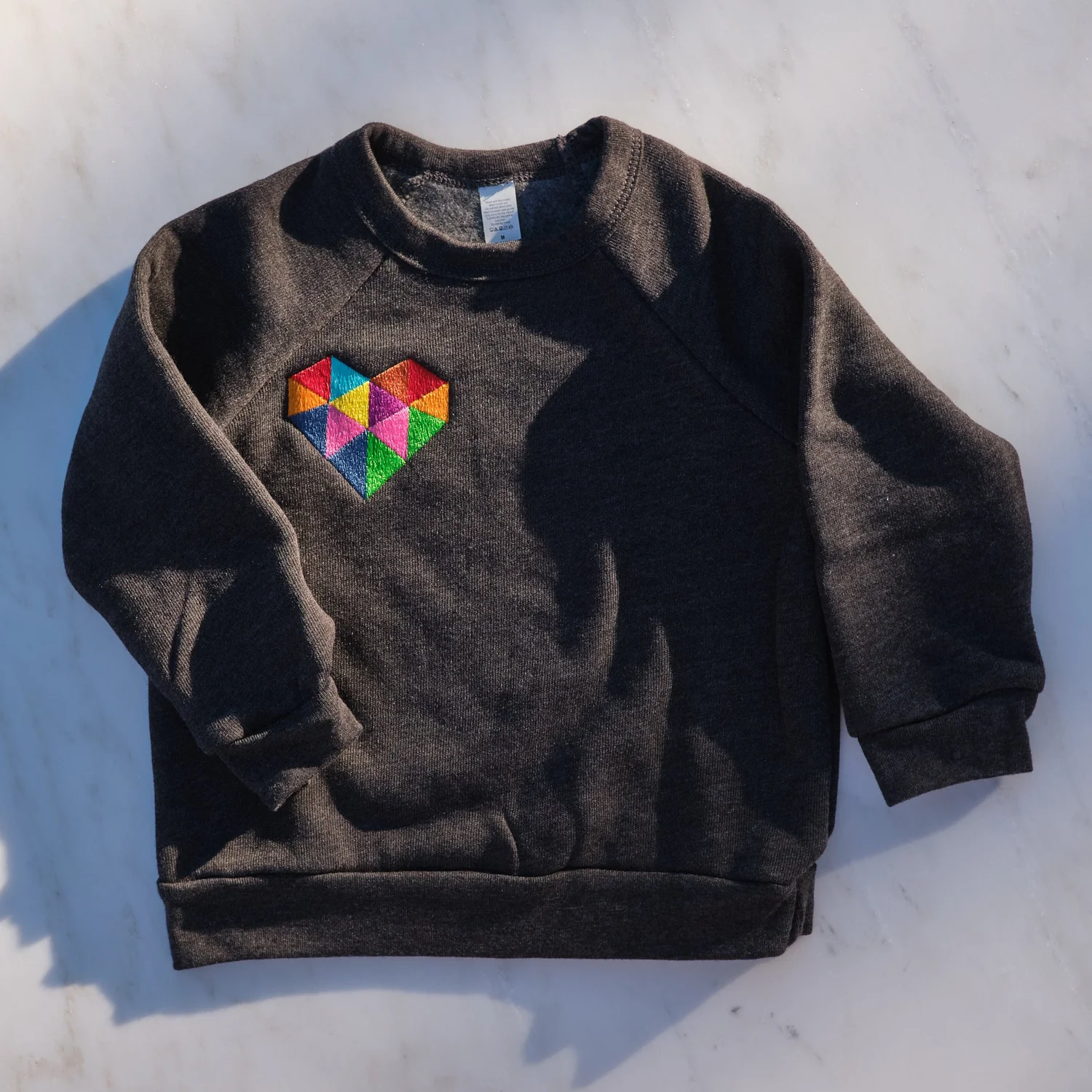 Toddler/Youth Embroidered Heart Sweatshirt — Live Like Noah Foundation