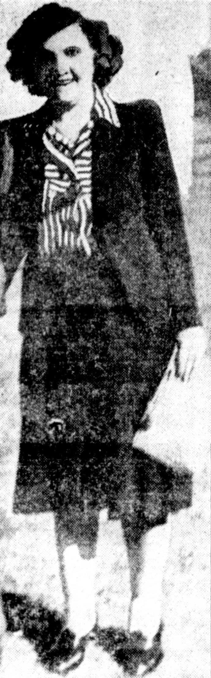 Stella Farnworth formerly Wilton nee King, Mirror, 15 February 1947.