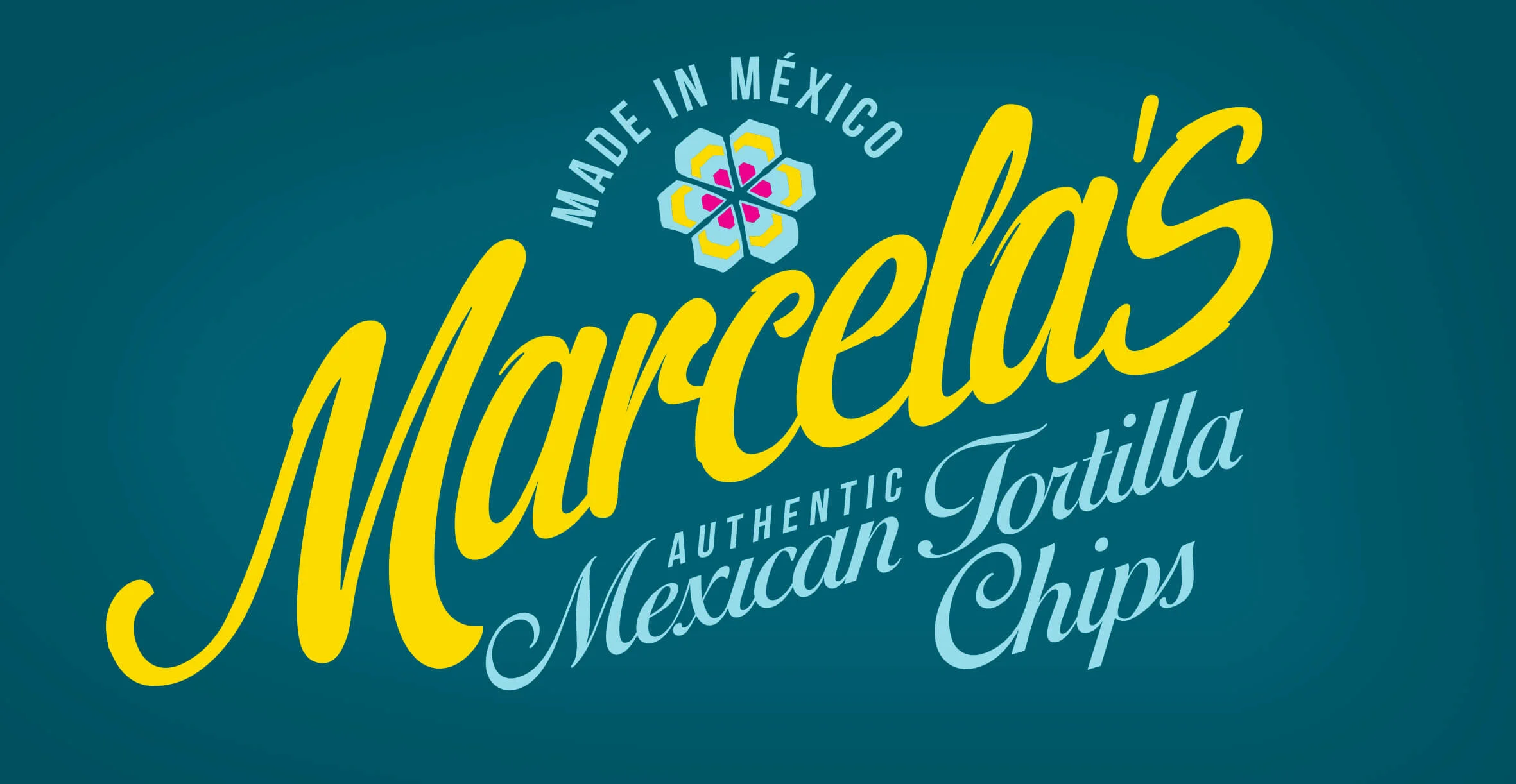 Food packaging design and brand identity for mexican food brand Marcela by Design Happy London - Logo design