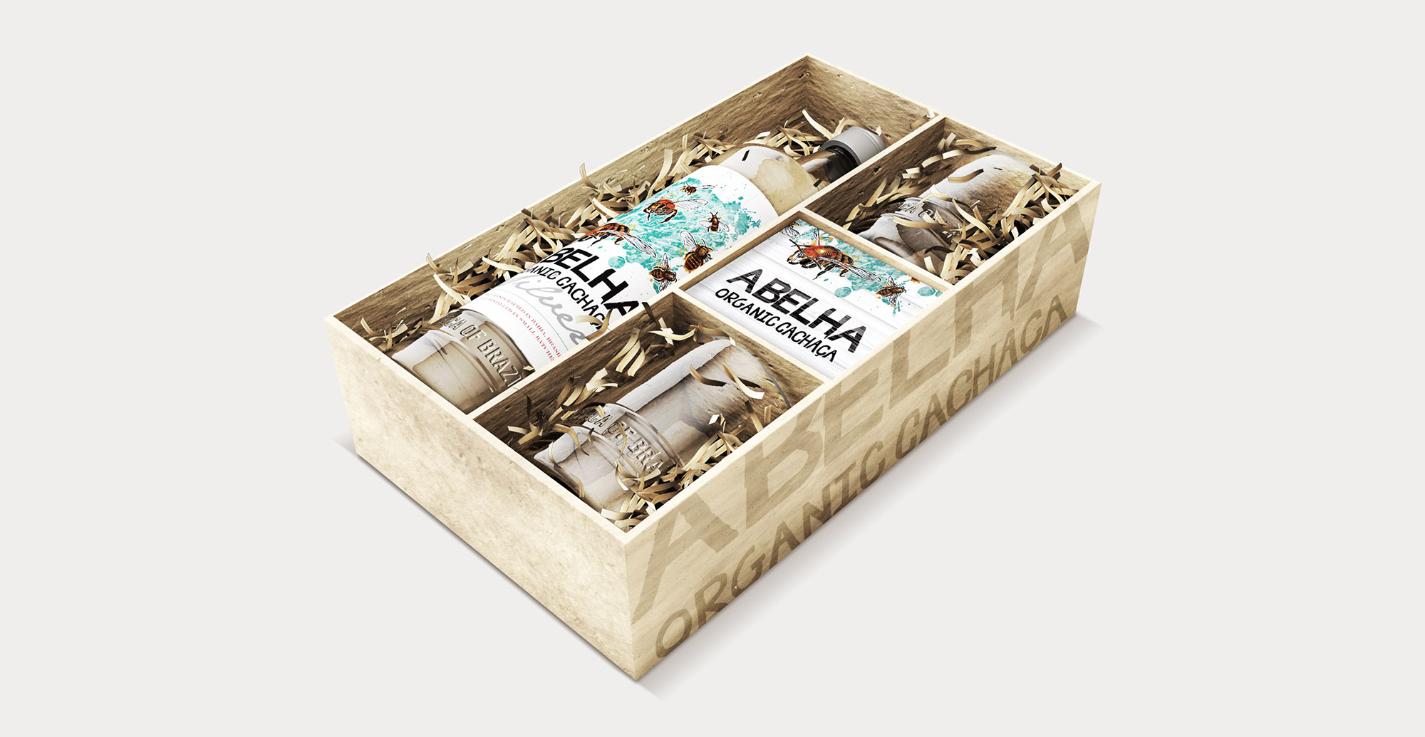 Structural Design and Brochure Design for Alcohol Brand Albelha - Gift box design