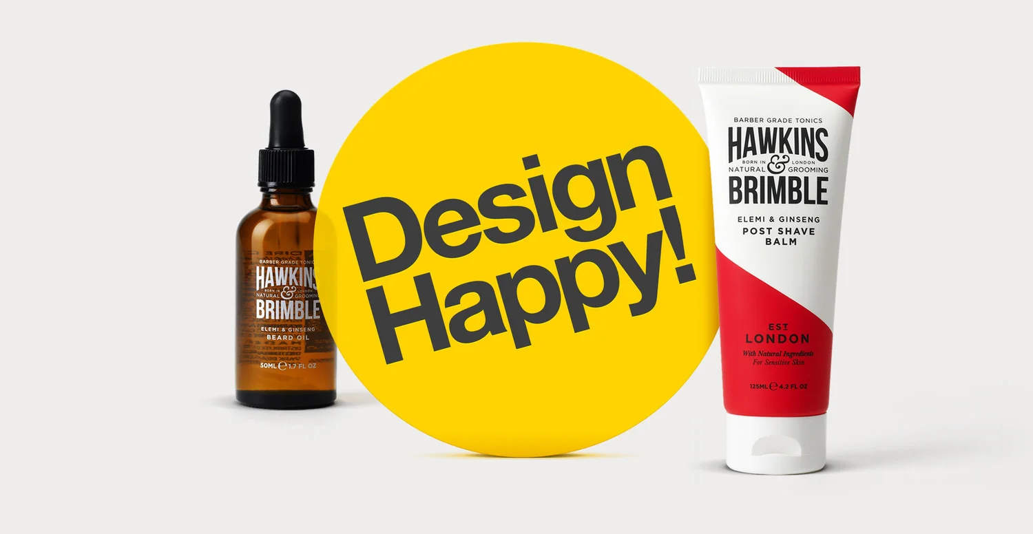 Brand and package design with Design Happy