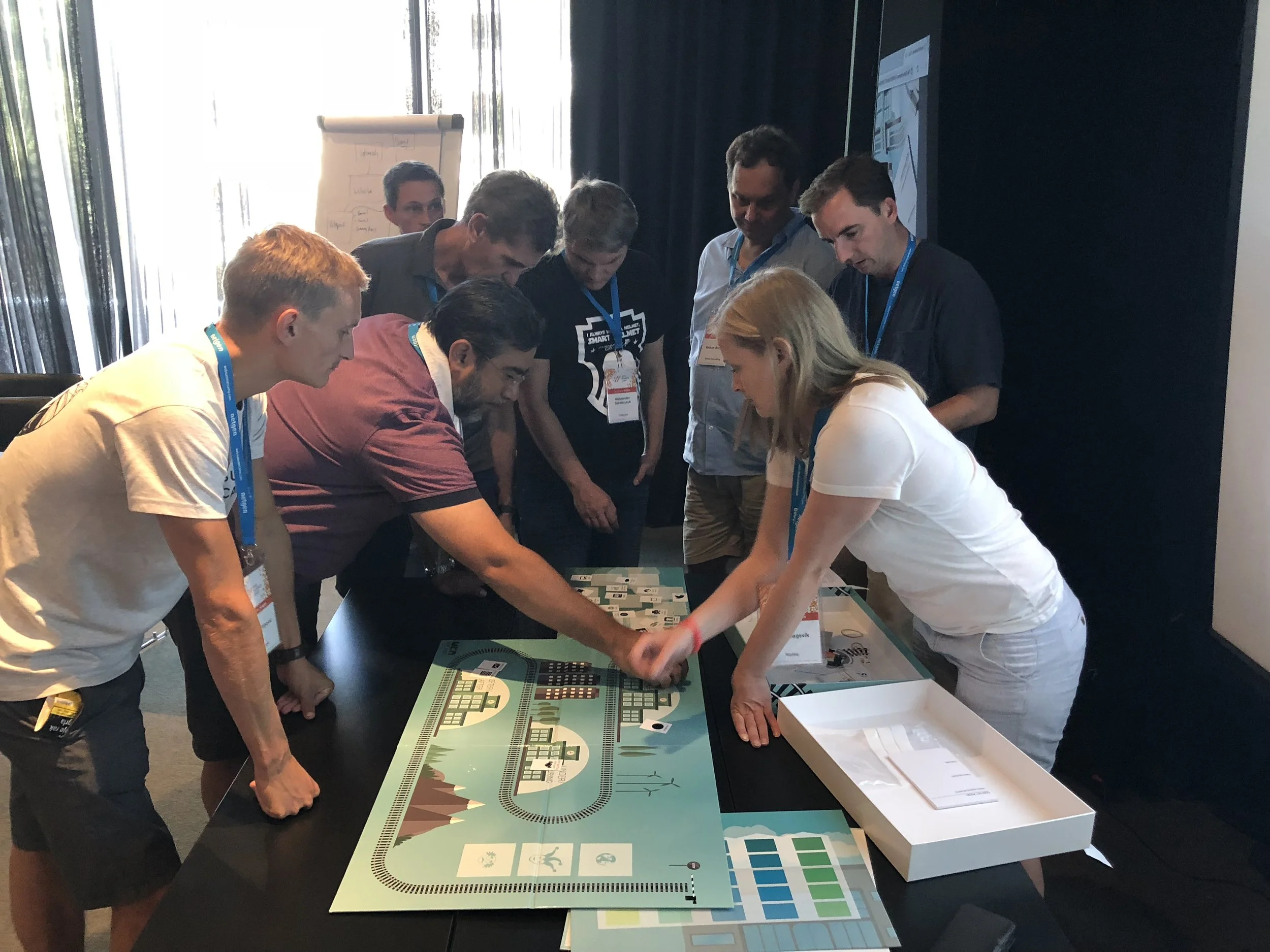 Playing the service design board game at Web Summer Camp 2018