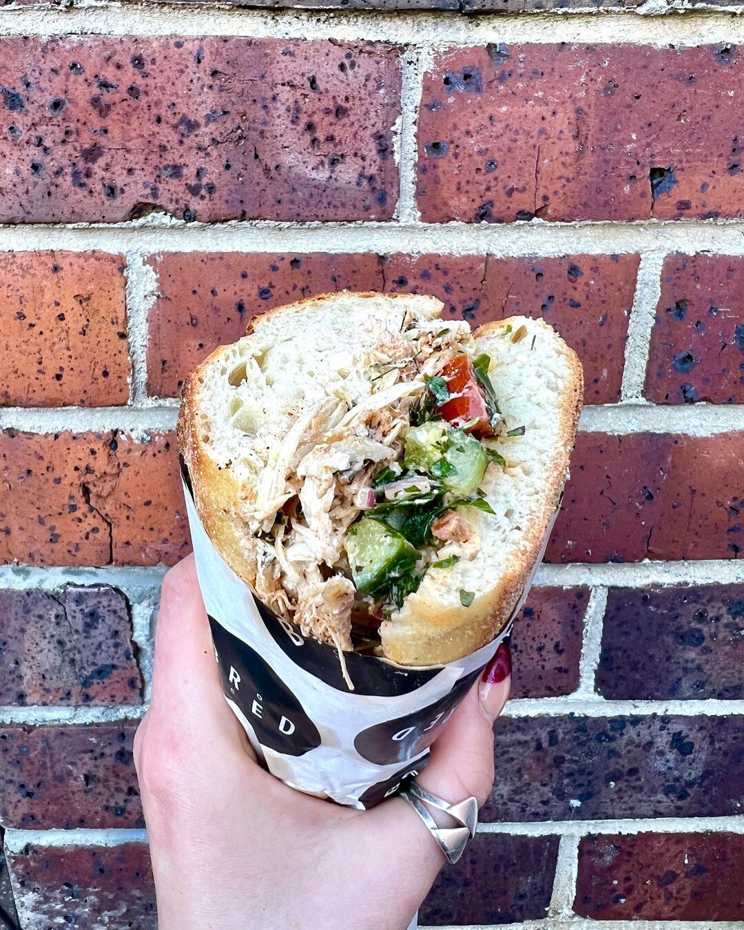 🚨 New baguette alert! 🚨​​​​​​​​
​​​​​​​​
Lebanese spiced chicken, tabouli, tzatziki and hummus 🤌🏼​​​​​​​​
​​​​​​​​
Happy Father&rsquo;s Day! Hope you&rsquo;re enjoying the sunshine! ☀️​​​​​​​​
​​​​​​​​
​​​​​​​​
​​​​​​​​
#betterbread #bredco #bred