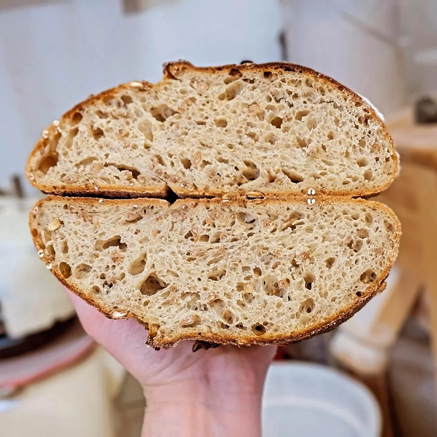 Maybe you want to be the person delivering beautiful breads like this to smiling faces at businesses around Albany and Denmark? We have a coveted  position opening up for a delivery driver, twice a week, Wednesdays and Fridays, around 10 hours per we