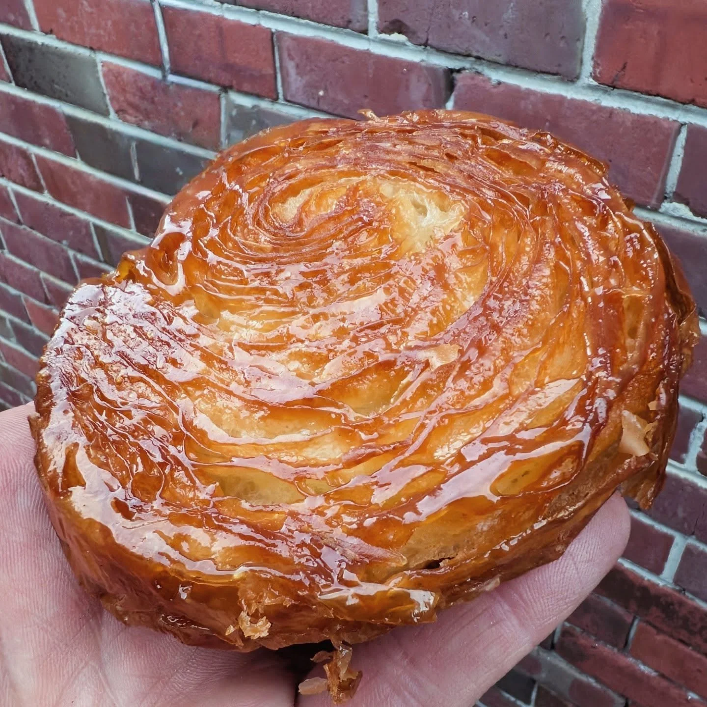 We've been working on these honey kouign-amann for some time now.
Look out for them at the @albanyfarmersmarket