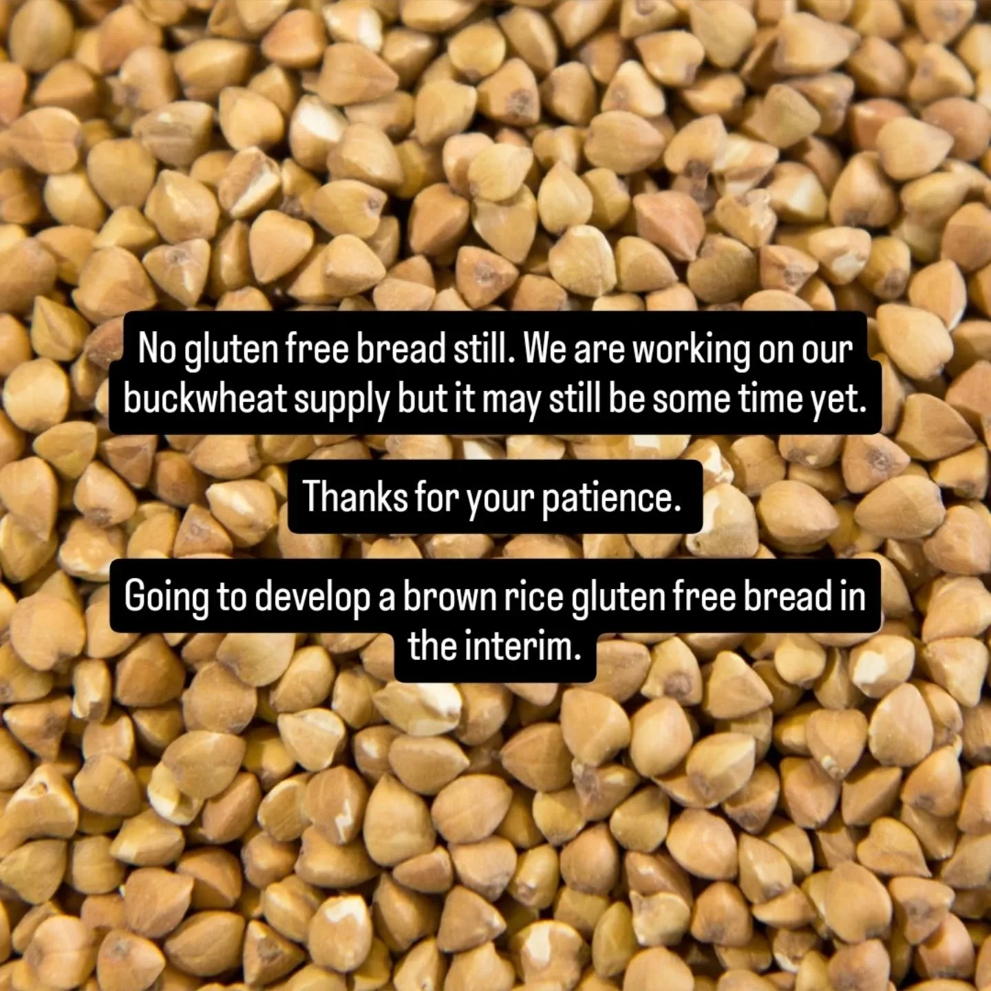 Thanks for understanding