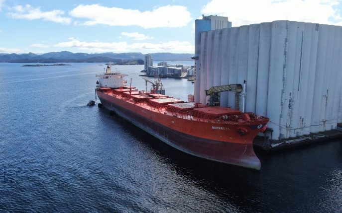 Photo: MV Bakkedal docked in Stavanger