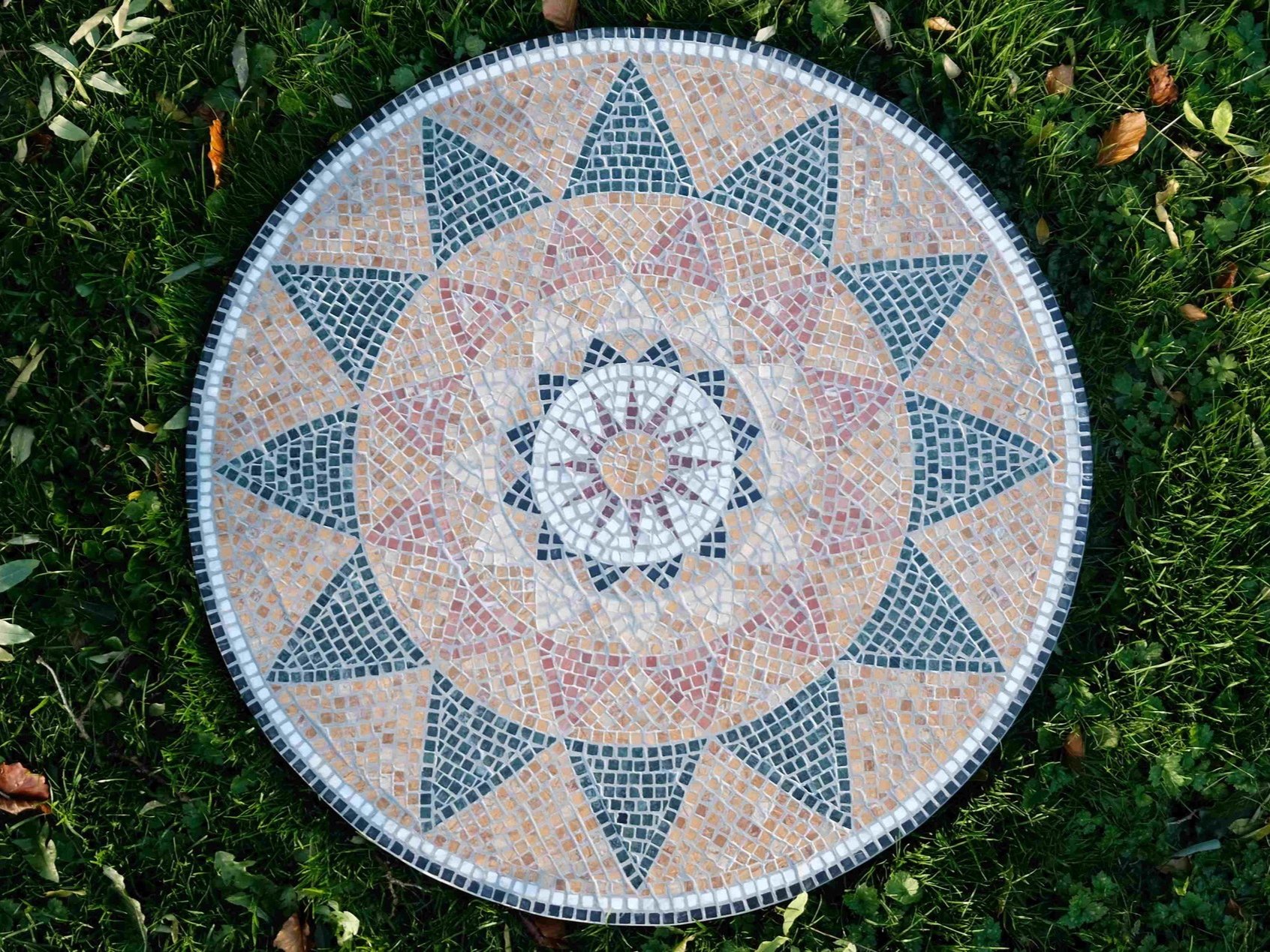 The Creation of a Classical Garden Mosaic