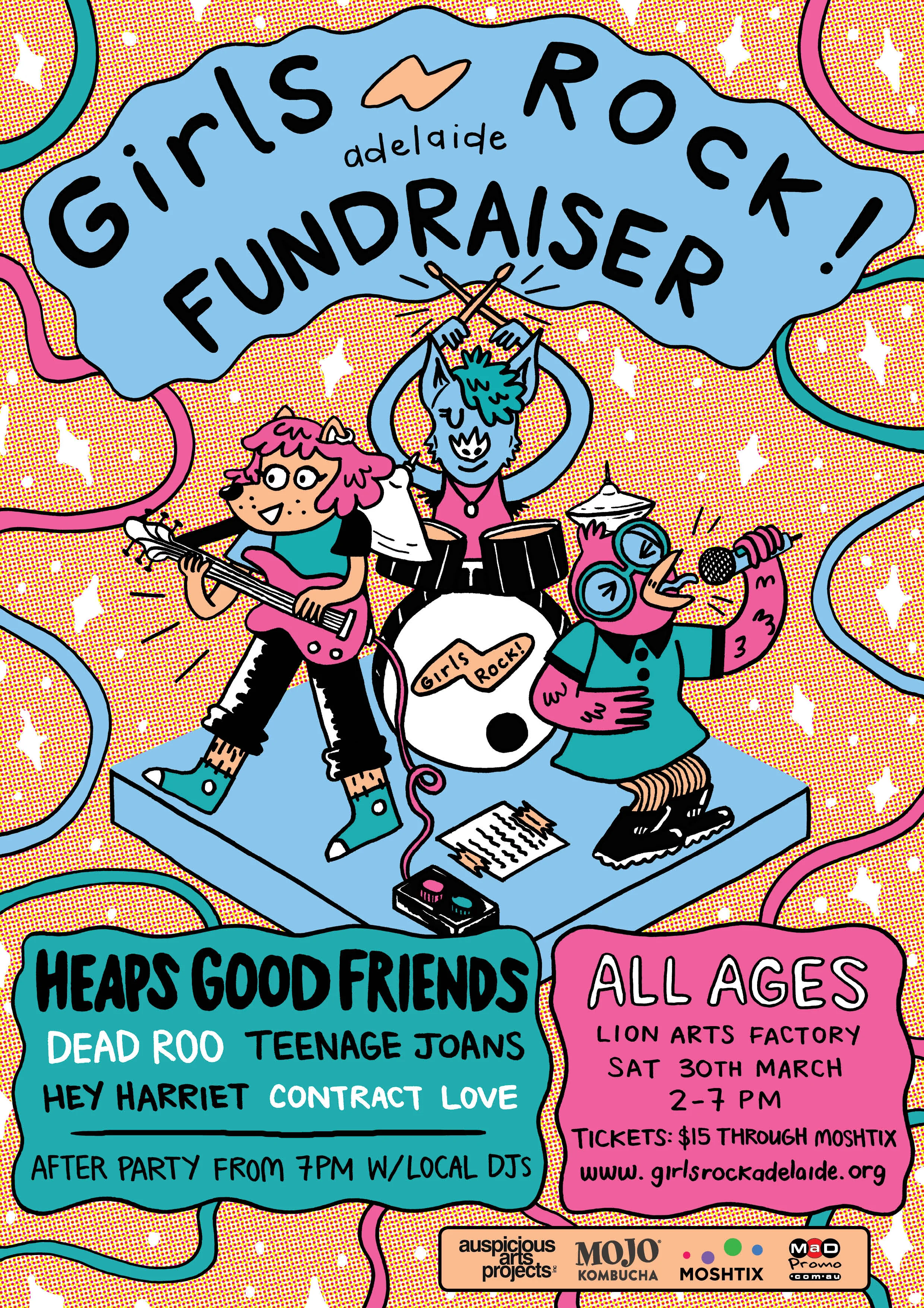 Girls Rock! Adelaide Fundraiser // March 30 2019