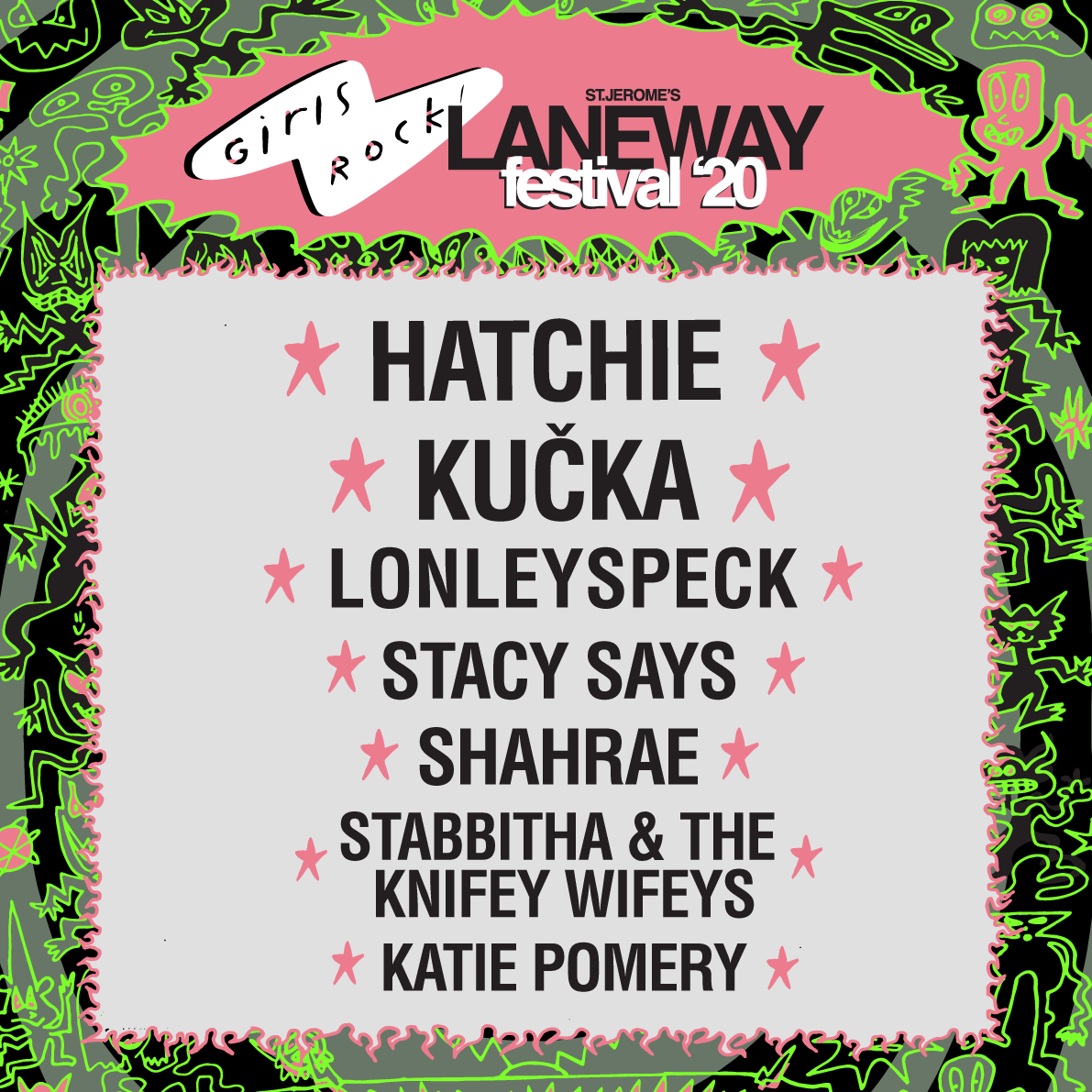 Girls Rock Adelaide @ Laneway Festival 2020