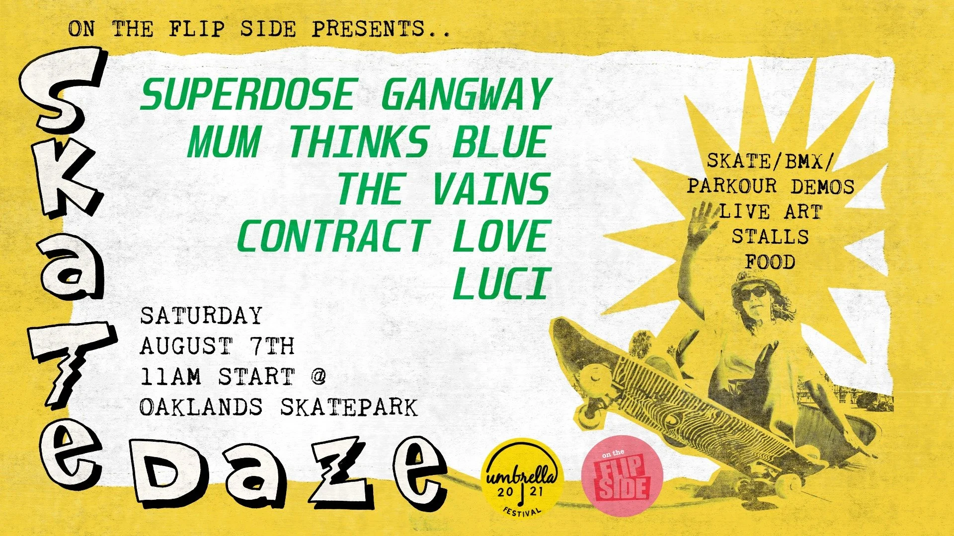 Skate Daze Event - AUGUST 2021