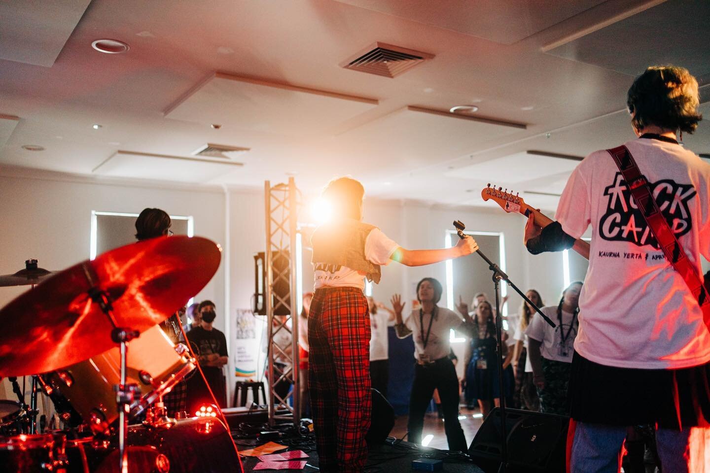 Today is the day! After a massive week at Rock Camp, Adelaide&rsquo;s newest rockstars are ready to perform! 🤘✨ Join us at the showcase today at @unibar_adl 1-3pm, tickets still available in bio or on the door!

📸 @mariahanzil