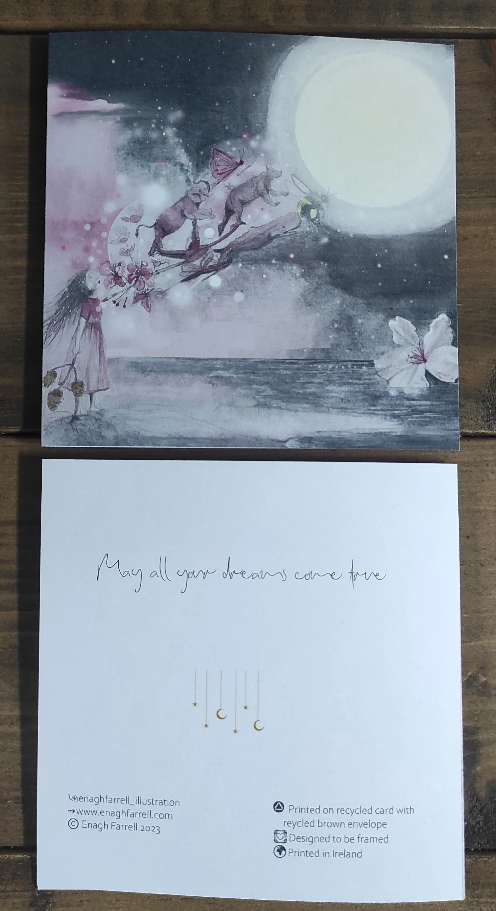 May All Your Dreams Come True - Greeting card — Enagh Farrell