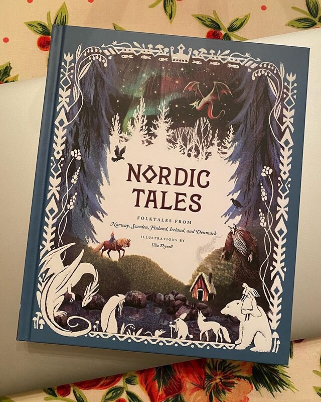 This snowy morning is perfect for more #book research and inspiration...folktales from Norway, Sweden, Finland, Iceland and Denmark. 🐉