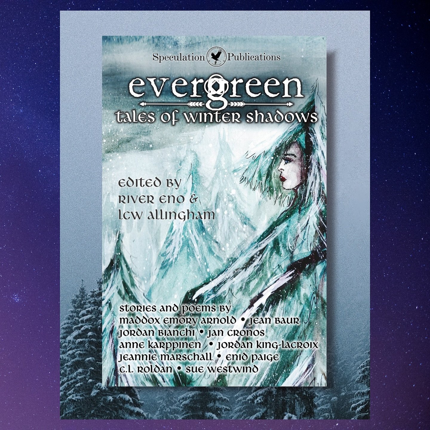 Release day for my first true short story publication has arrived! 🎉📖

Meet &ldquo;Evergreen: Tales of Winter Shadows,&rdquo; a collection of stories and poems by storytellers from around the world. I&rsquo;m honored to have my short story, &ldquo;