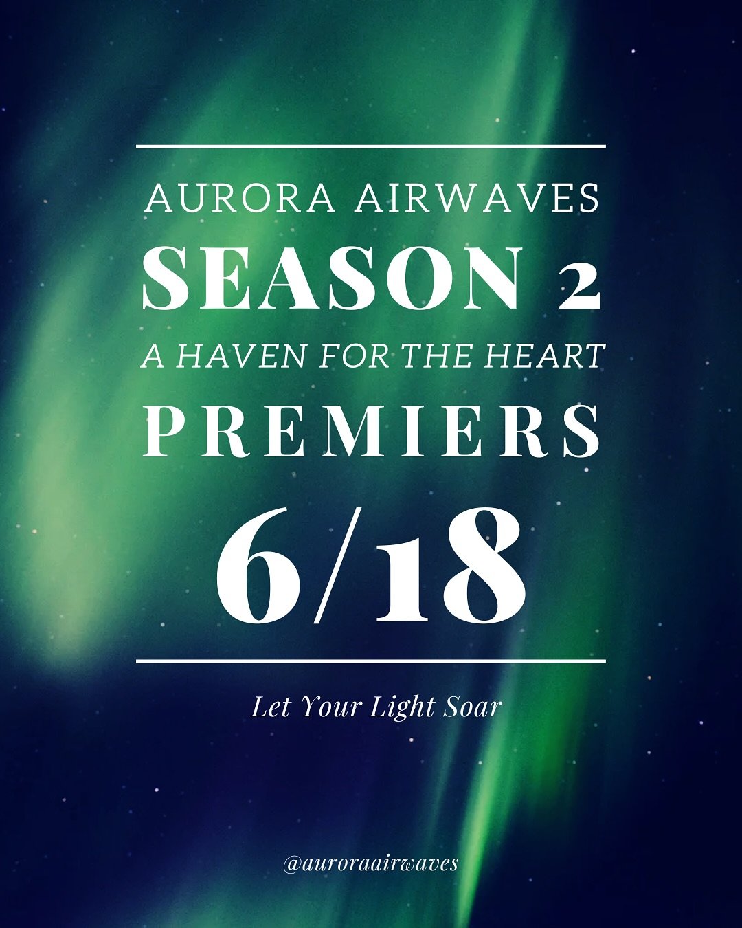 The Auroras are Back Season 2: A Haven for the Heart premieres Wednesday June 18 ✨

This season of Aurora Airwaves invites you on the journey of self-discovery, healing, and creative expression through the reflections of Jordan Bianchi.

Through gues
