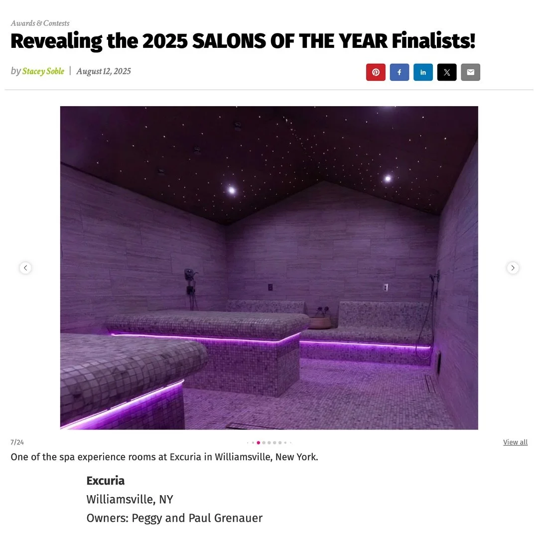 Excuria Salon &amp; Spa has been named one of Salon Today&rsquo;s 2025 Salons of the Year finalists and I&rsquo;m honored to have contributed my photography to help showcase the beauty of this space.

I&rsquo;ve been able to see Excuria&rsquo;s new b