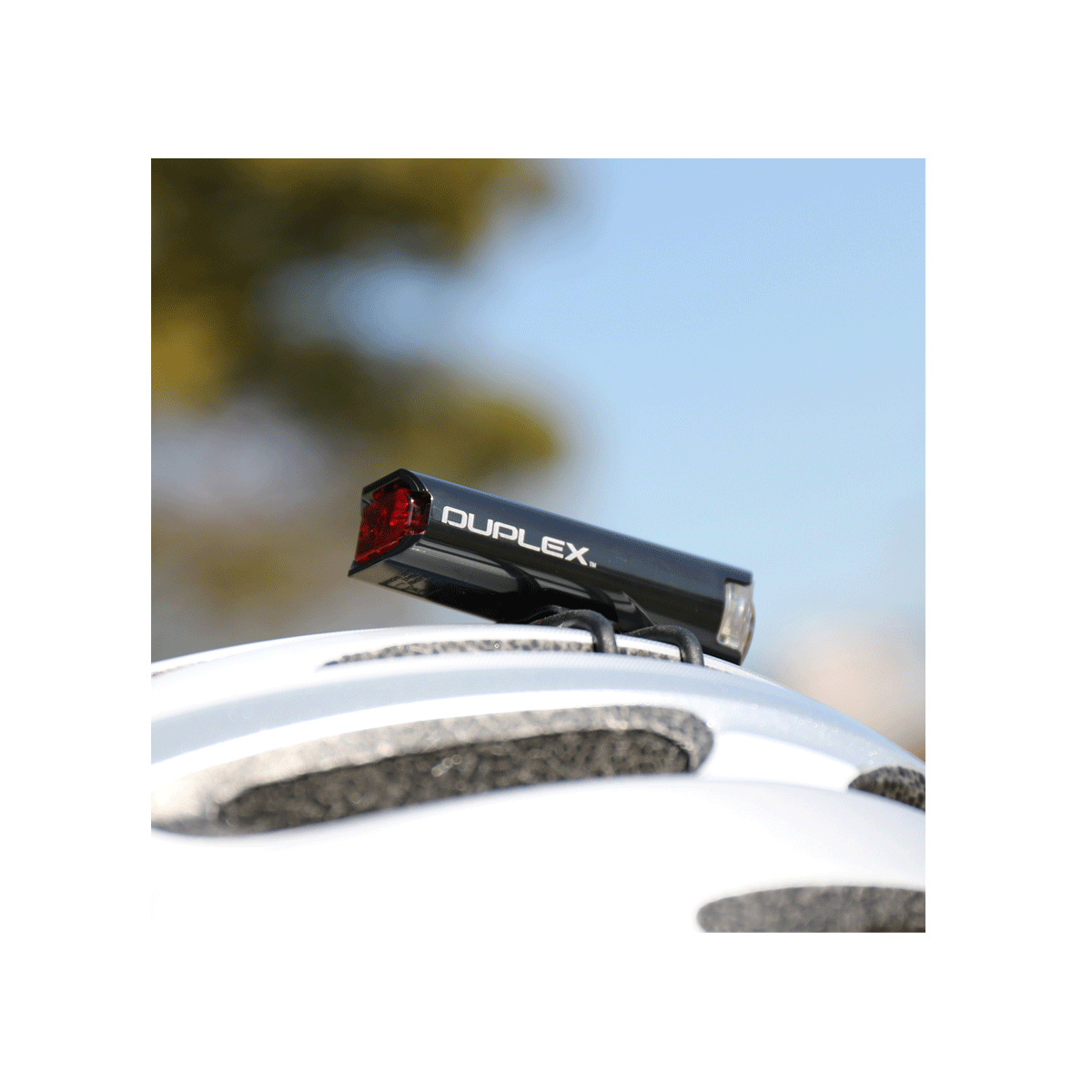 The Cateye Duplex Helmet light