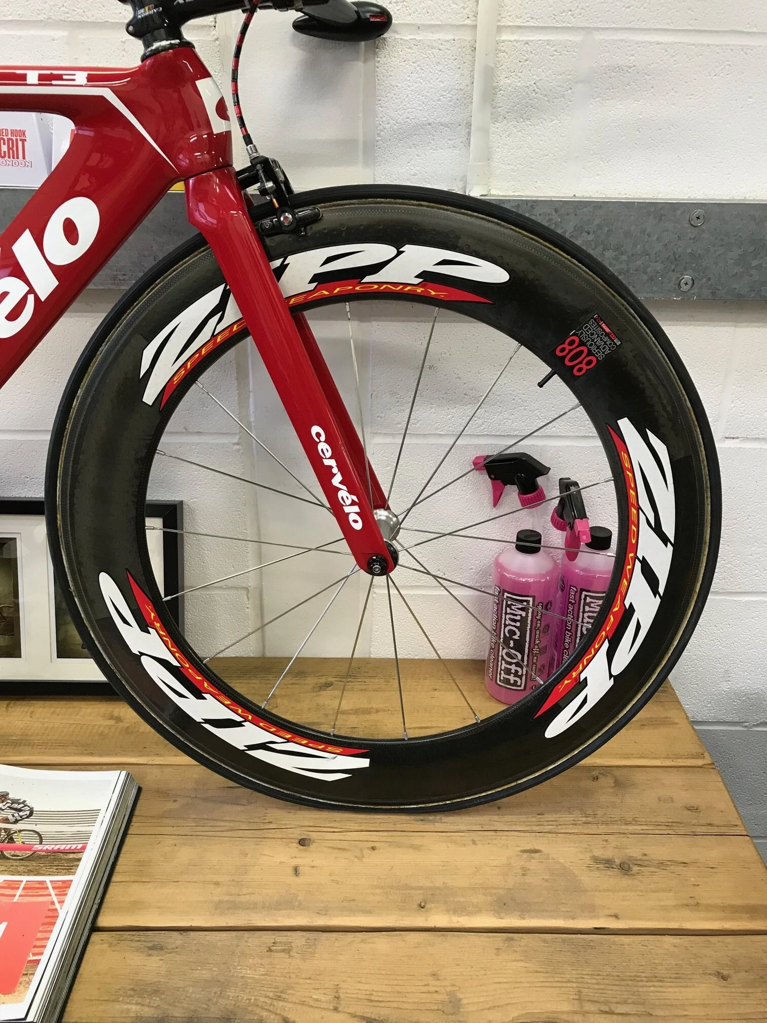 Cervelo T3 Fixed Wheel TT Bike - Size 