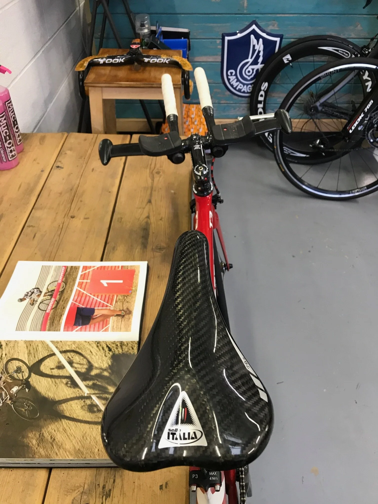 Cervelo T3 Fixed Wheel TT Bike - Size 