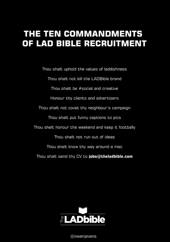 Client: Lad Bible — Bank of Creativity