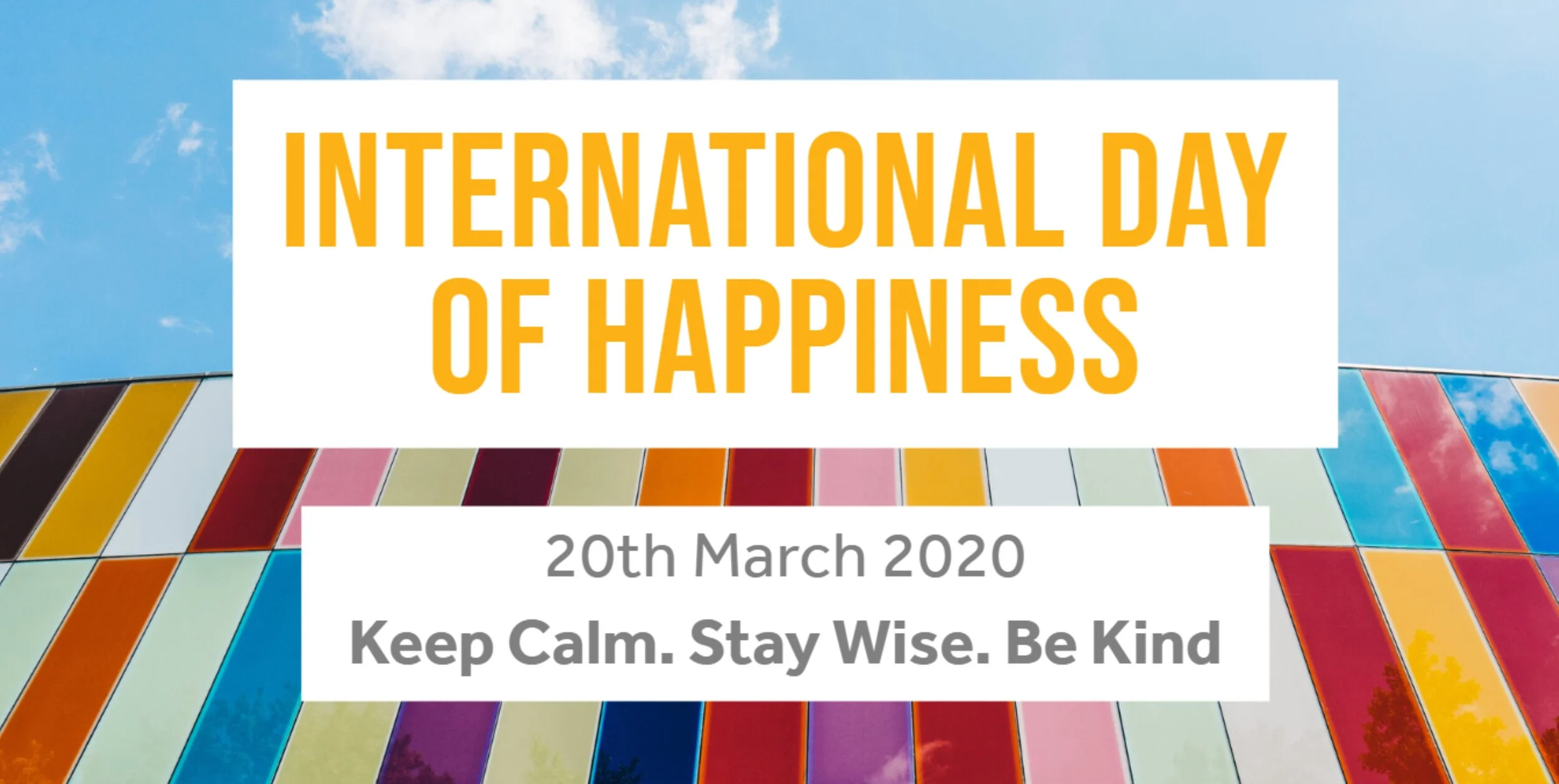 One Minute Brief of the Day: Create posters with positive messages of togetherness for #InternationalDayOfHappiness with @ActionHappiness