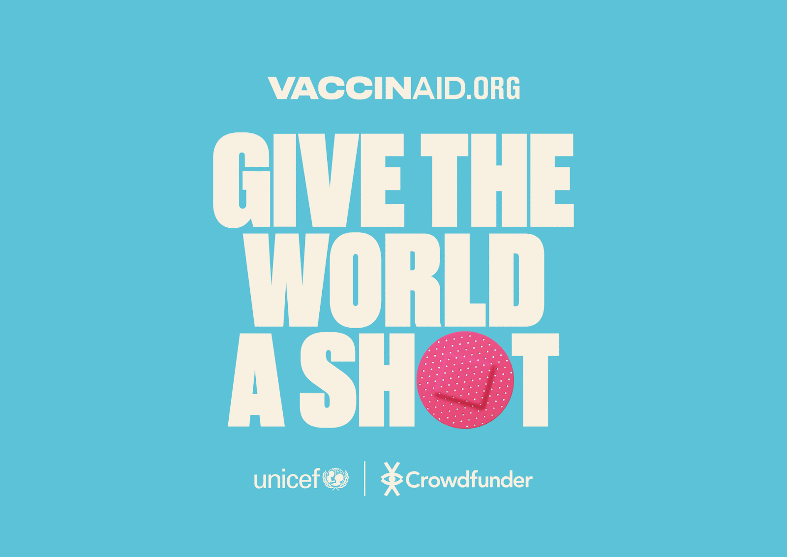 One Minute Brief of the Day: Create posters to encourage people to roll up their sleeves & fundraise for Vaccinaid.org to play their part in the biggest vaccine drive in history