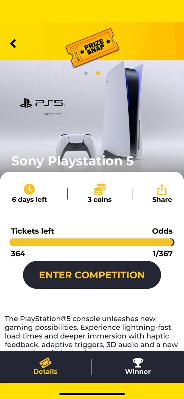 PrizeSnap - PS5 Competition Details screenshot.jpg