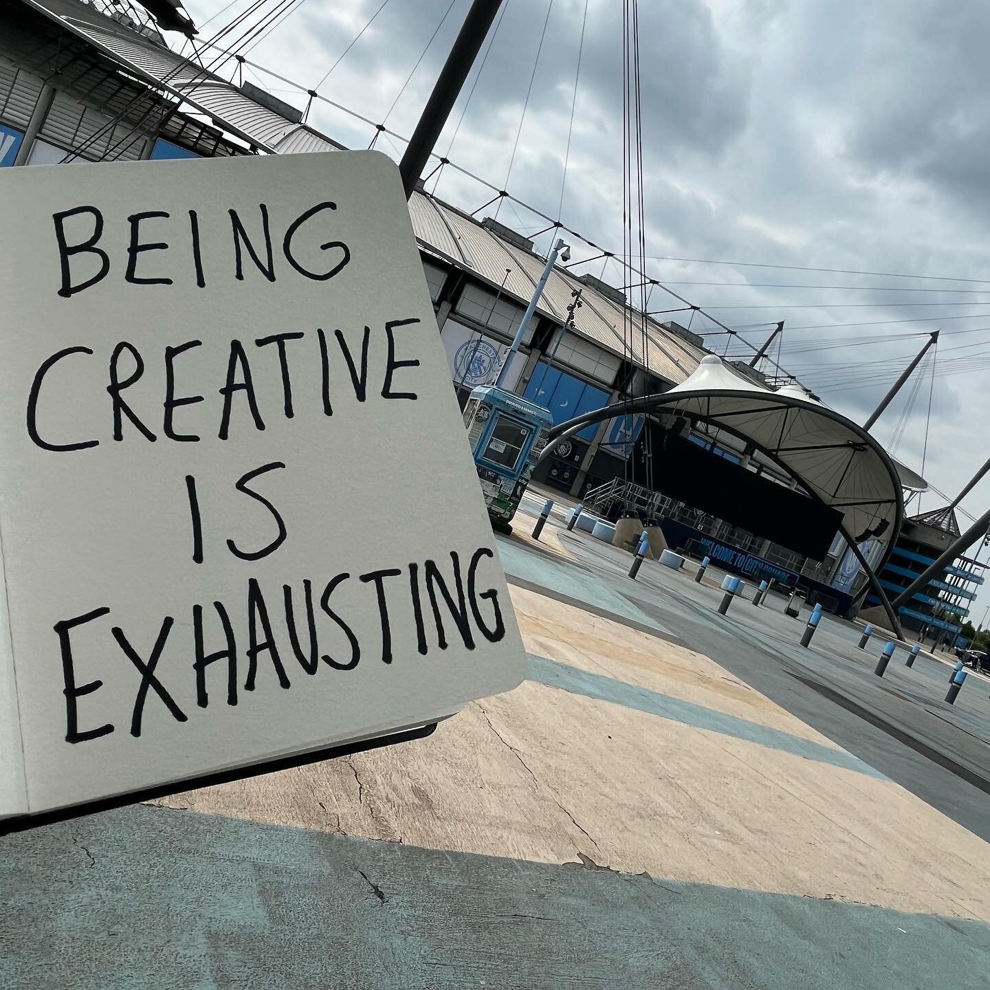 Walking down the street seeing the graffiti, observing signs, judging the adverts, documenting your findings as you go and deconstructing everything whilst having ideas filling your head the entire time. 

That&rsquo;s what it&rsquo;s like to be crea