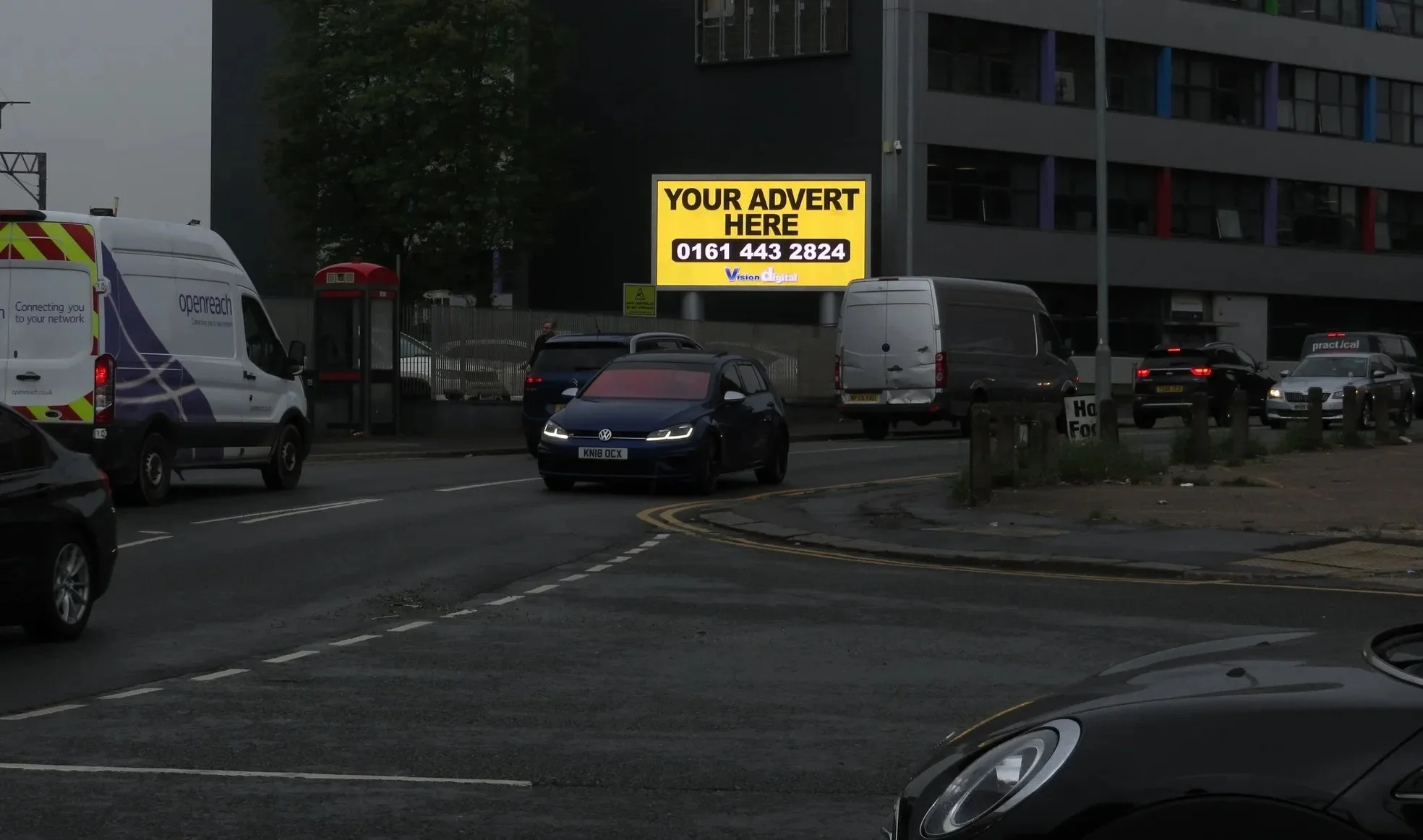 One Minute Brief of the Day: Create posters to entertain drivers stuck in traffic next to the @VisionAdUK D48 billboard in Manchester.