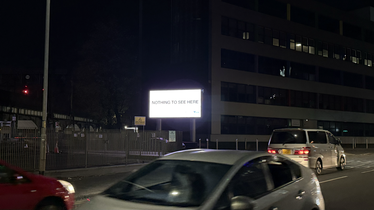 One Minute Brief of the Day:  Create posters to bring the OoOoOoOoooooOooOH to OOH (Out of Home) and share eye-catching, spooky messages to say #HappyHalloween to billboard passers-by.
