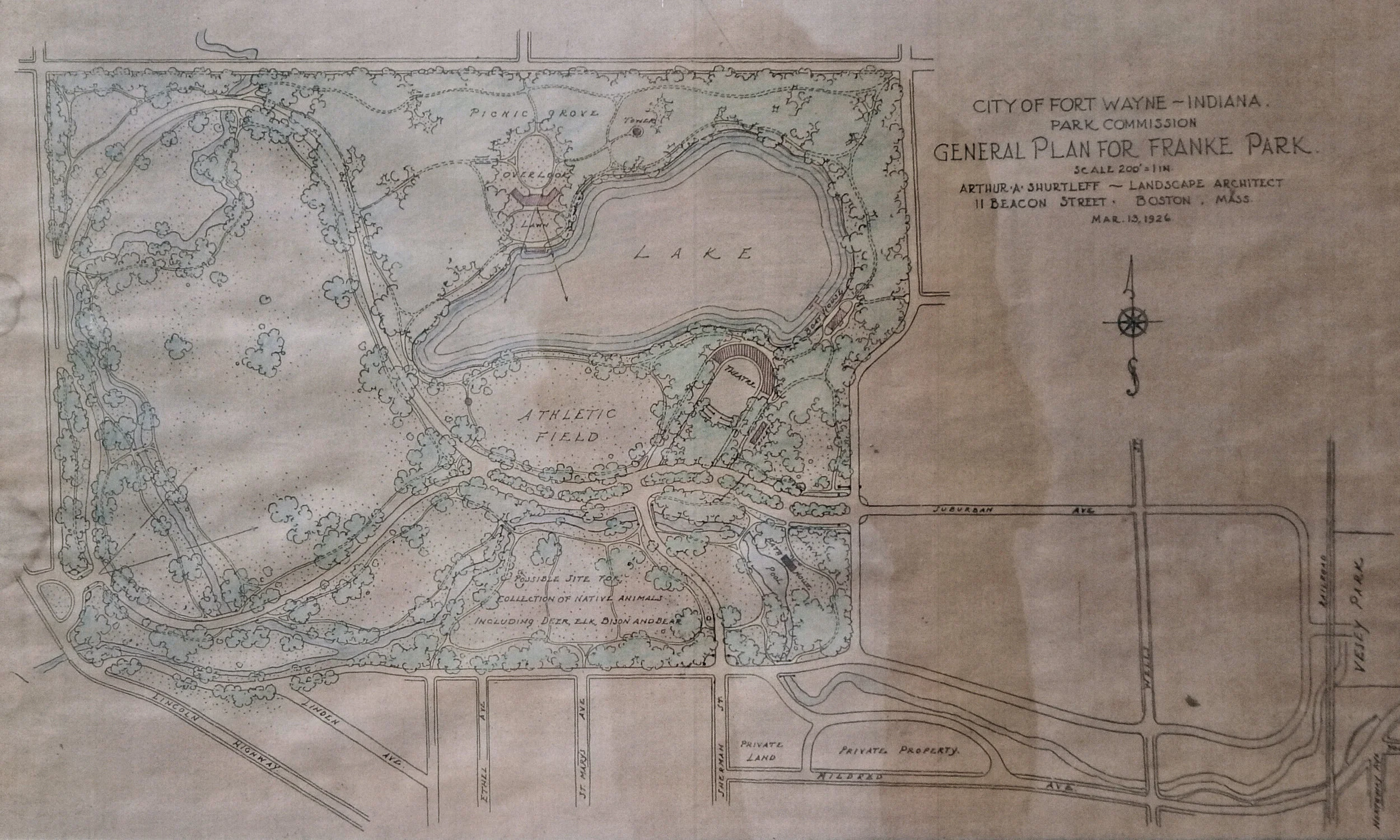 1926 Shurtleff Plan