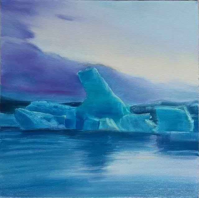 Jokulsarlon, Late Afternoon 19.5 in.jpeg