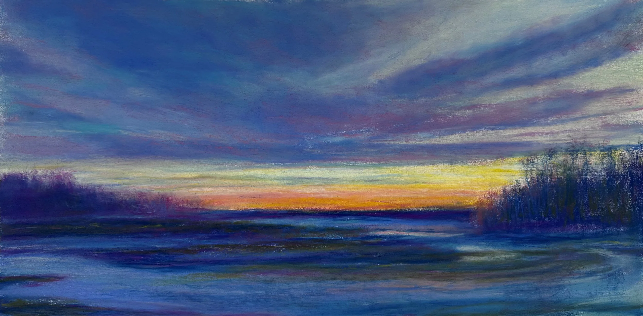 Moonrise, Ballston Beach, 2026