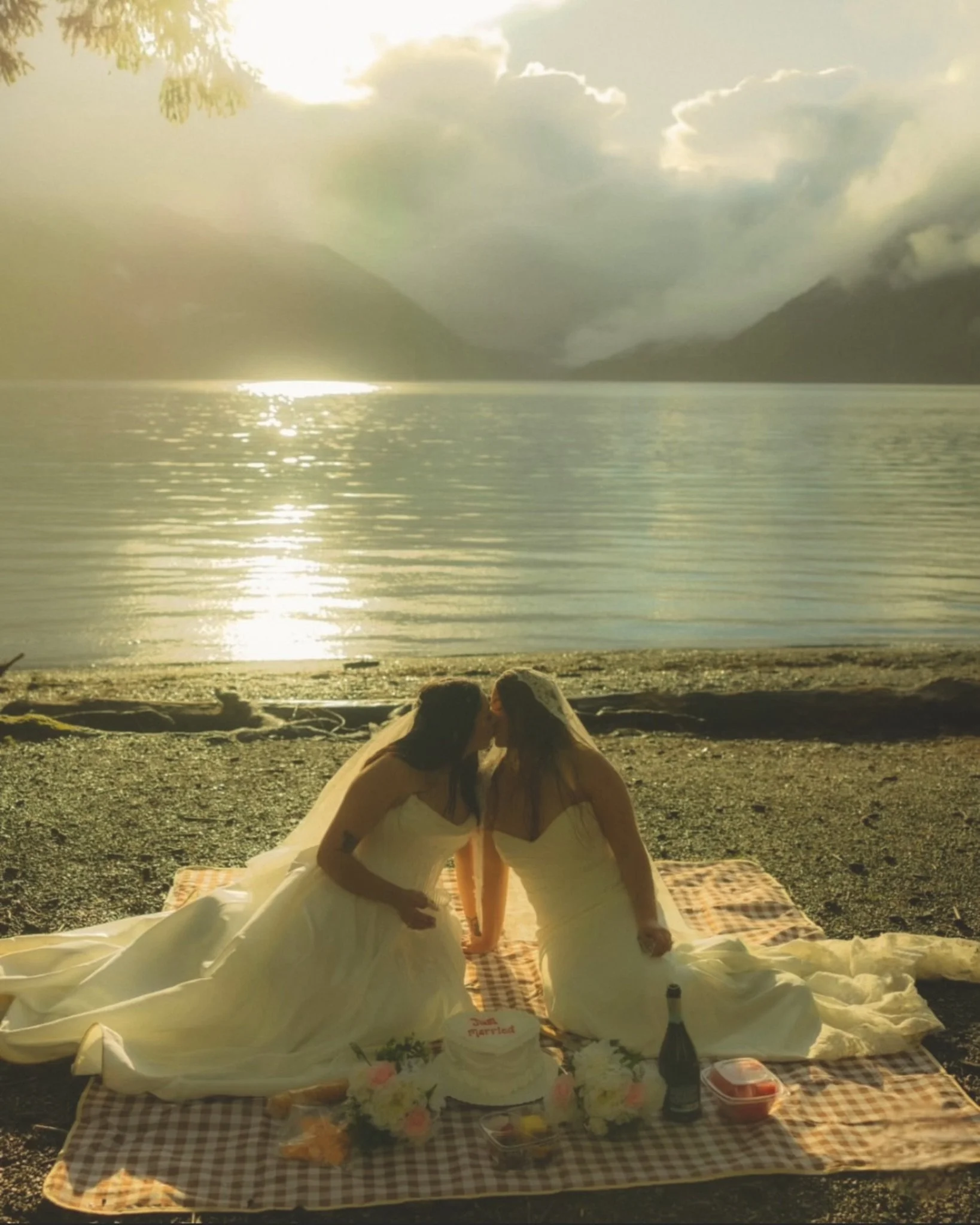 A wedding straight out of our fairytale dreams 😍

#WeddingDress #FairytaleWedding #WeddingInspo #LoveIsLove

photos from: @dancingwithher 
photographer: @sallygphotography 
@azaziebridal 
@dirtybootsandmessyhair 
Brides: Victoria &amp; Lynda