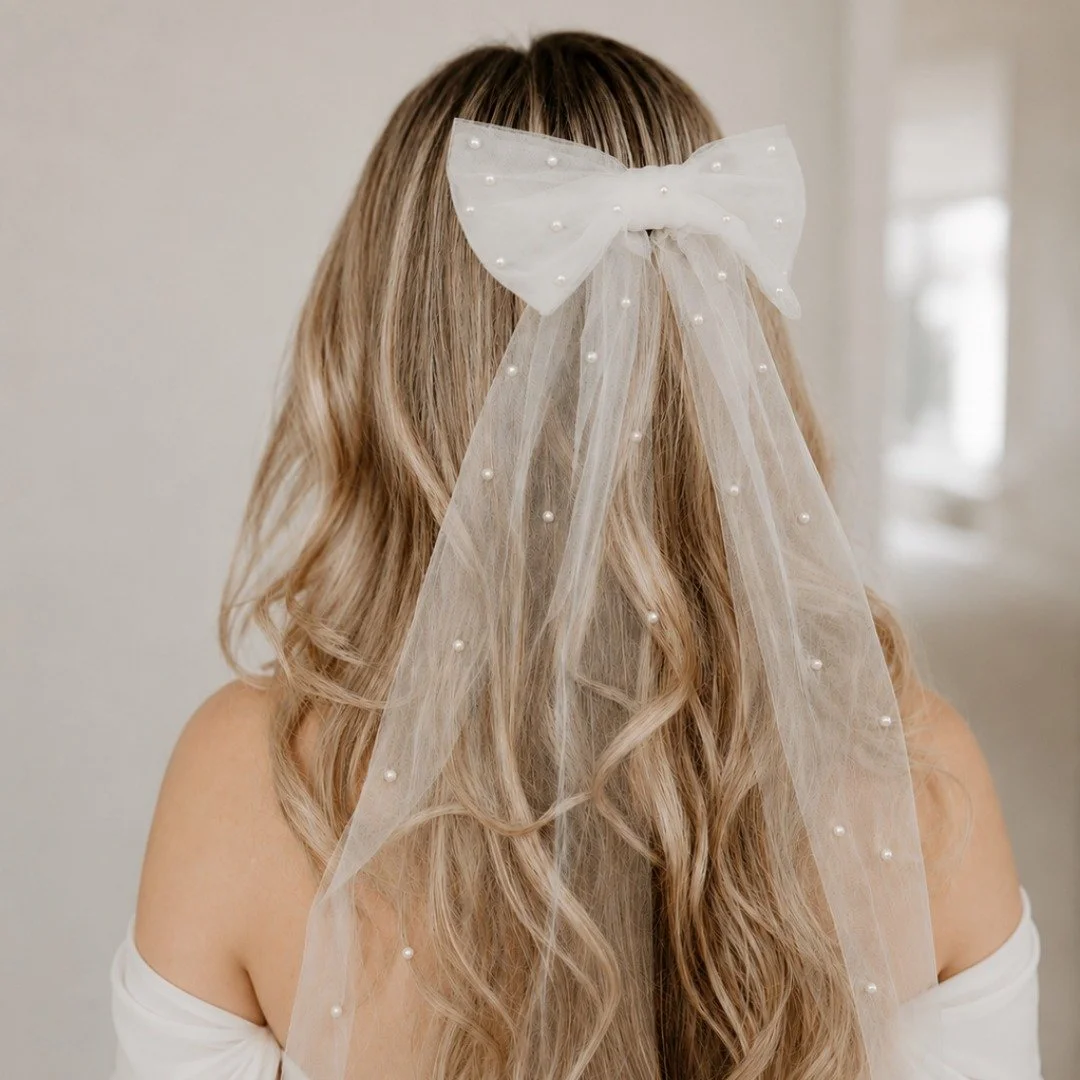 Because tying a ribbon into a bow creates an unbreakable knot... bows inherently symbolize the binding together of two people in marriage. 🎀

#WBridals #WeddingDress #BridalAccessory #BridalBow
