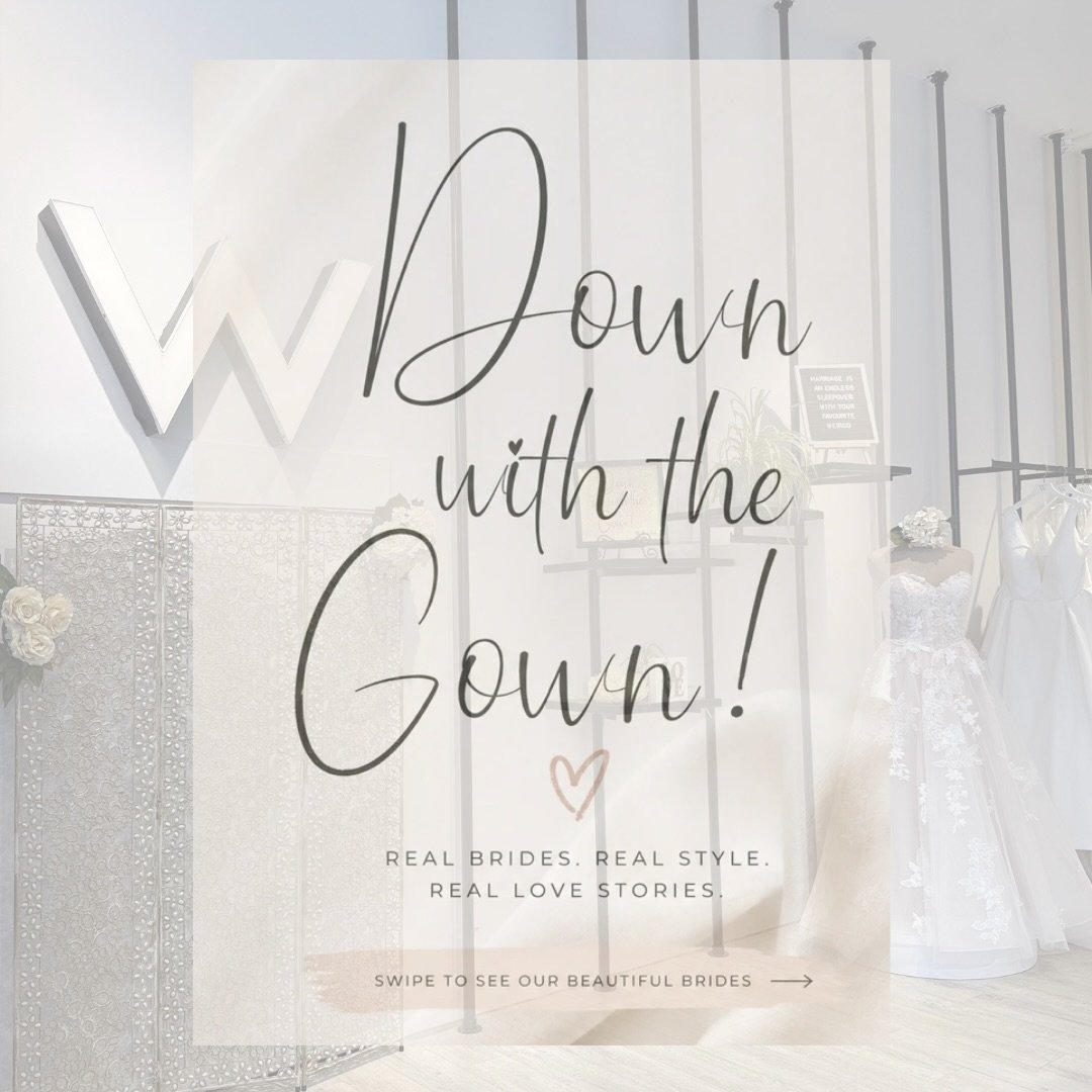 Take a look at some of the brides that said &ldquo;YES&rdquo; this week 🥰 Thank you to those who said yes with us and for trusting us with such an important part of your special day! 

#DownWithTheGown #WBridals #WeddingDress #SayYesToTheDress #Brid