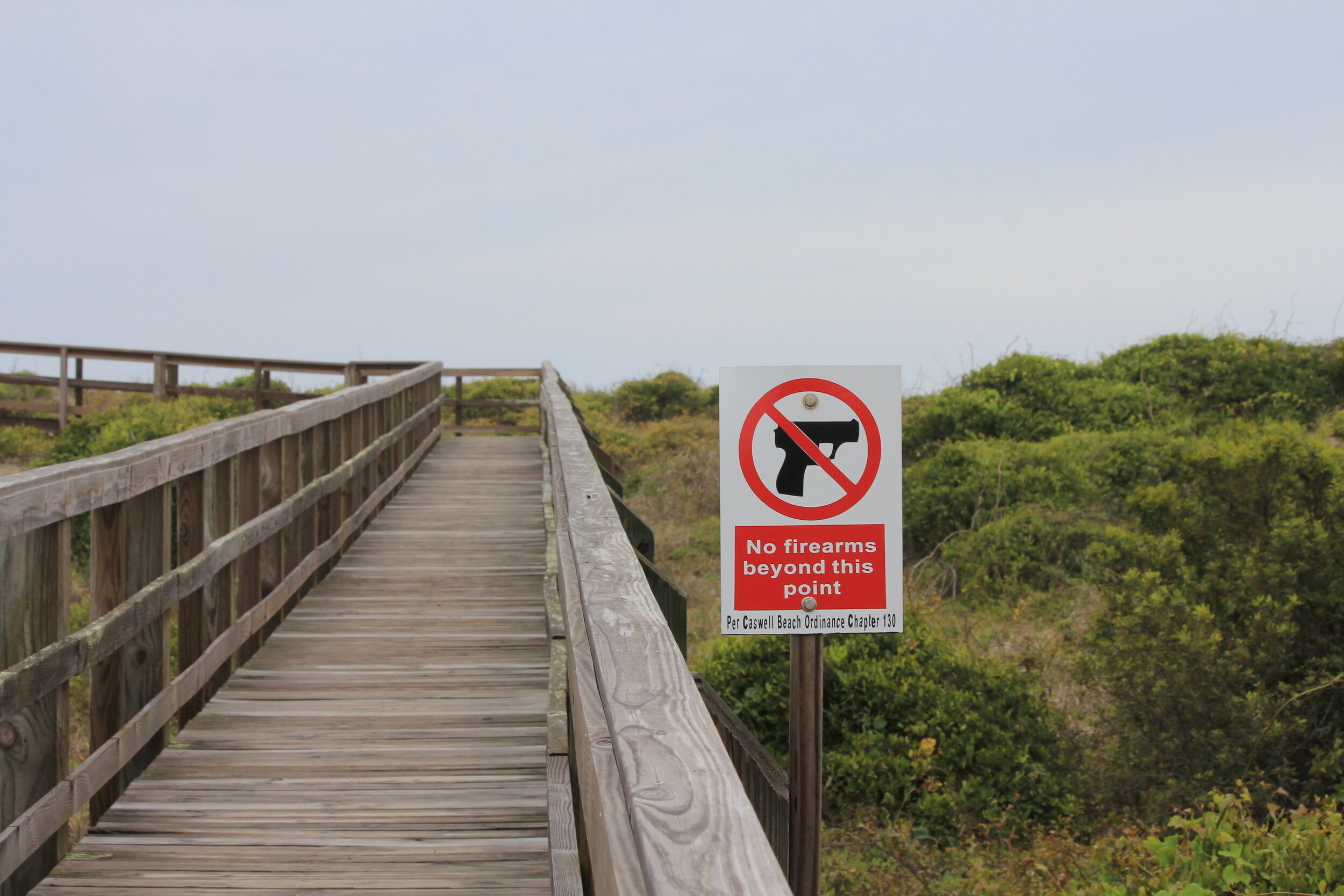 No Guns on The Beach