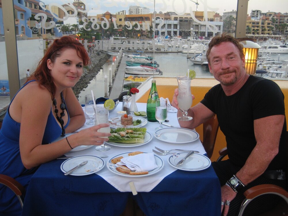 Danny &amp; Amy Bonaduce in 2007 at Lorenzillos.