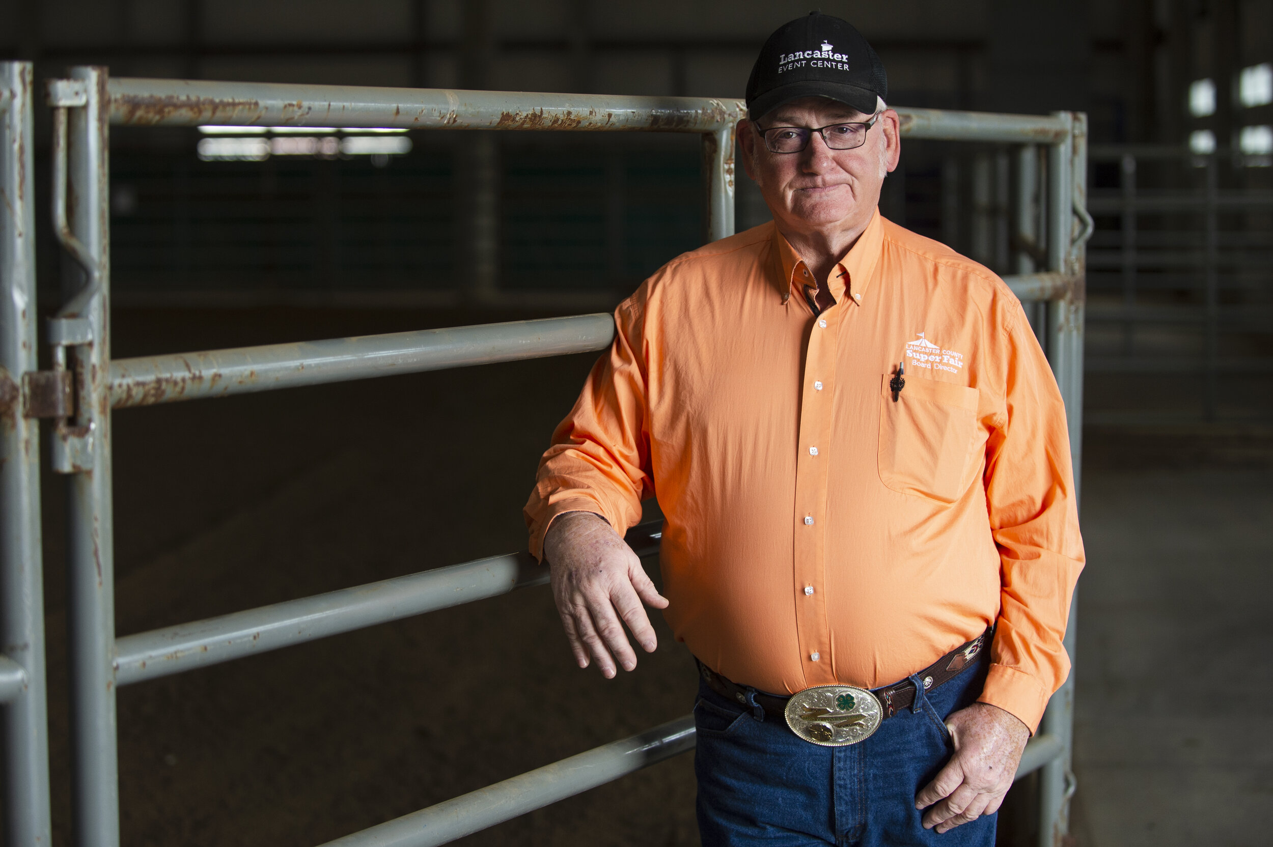 Ron Dowding, past president and current vice president of the Lancaster Event Center board, poses for a portrait at the Lancaster Events Center on Friday, August 07, 2020, in Lincoln, Nebraska. KENNETH FERRIERA, Journal Star.  